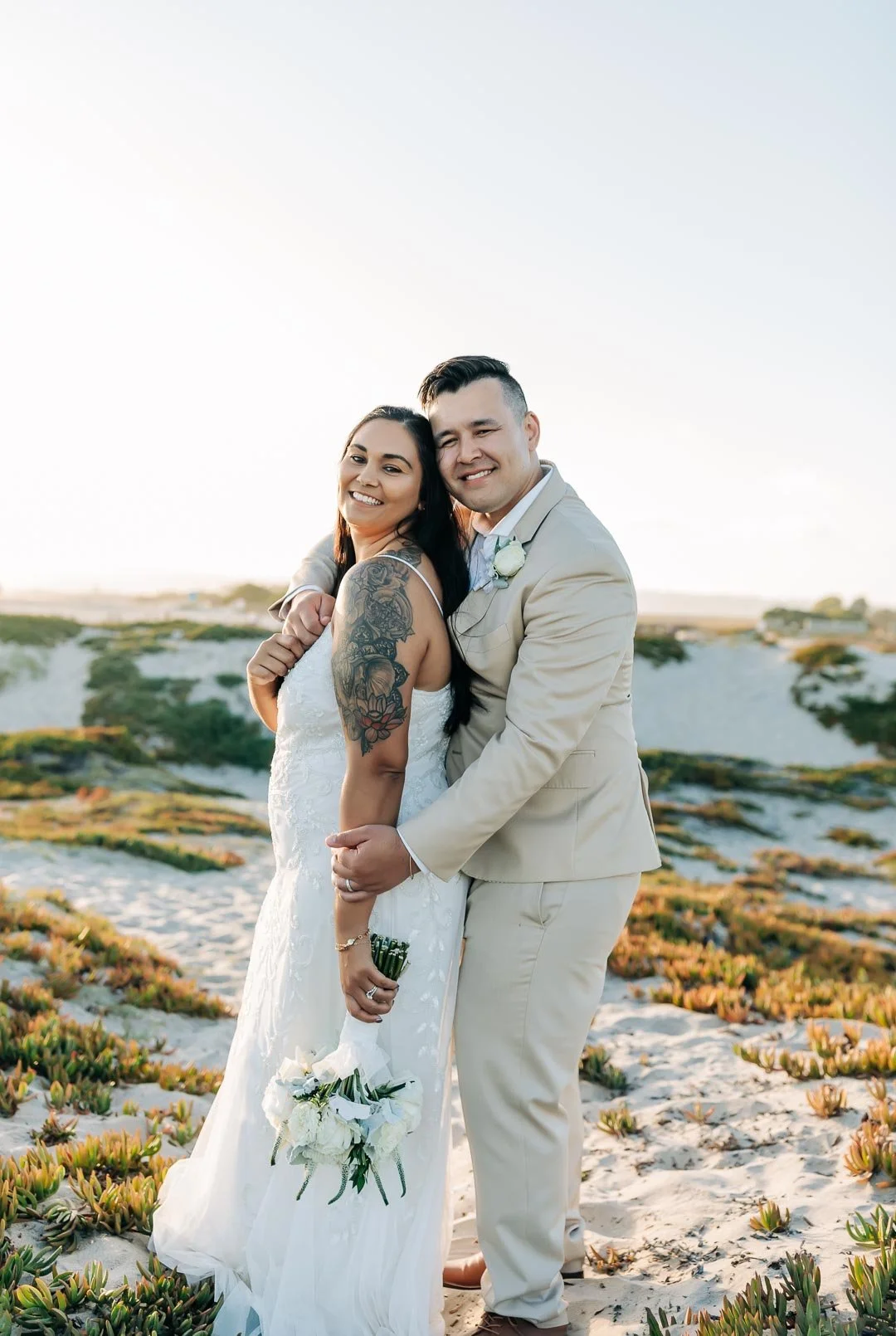 San Diego Bride and Groom by Christel Tran