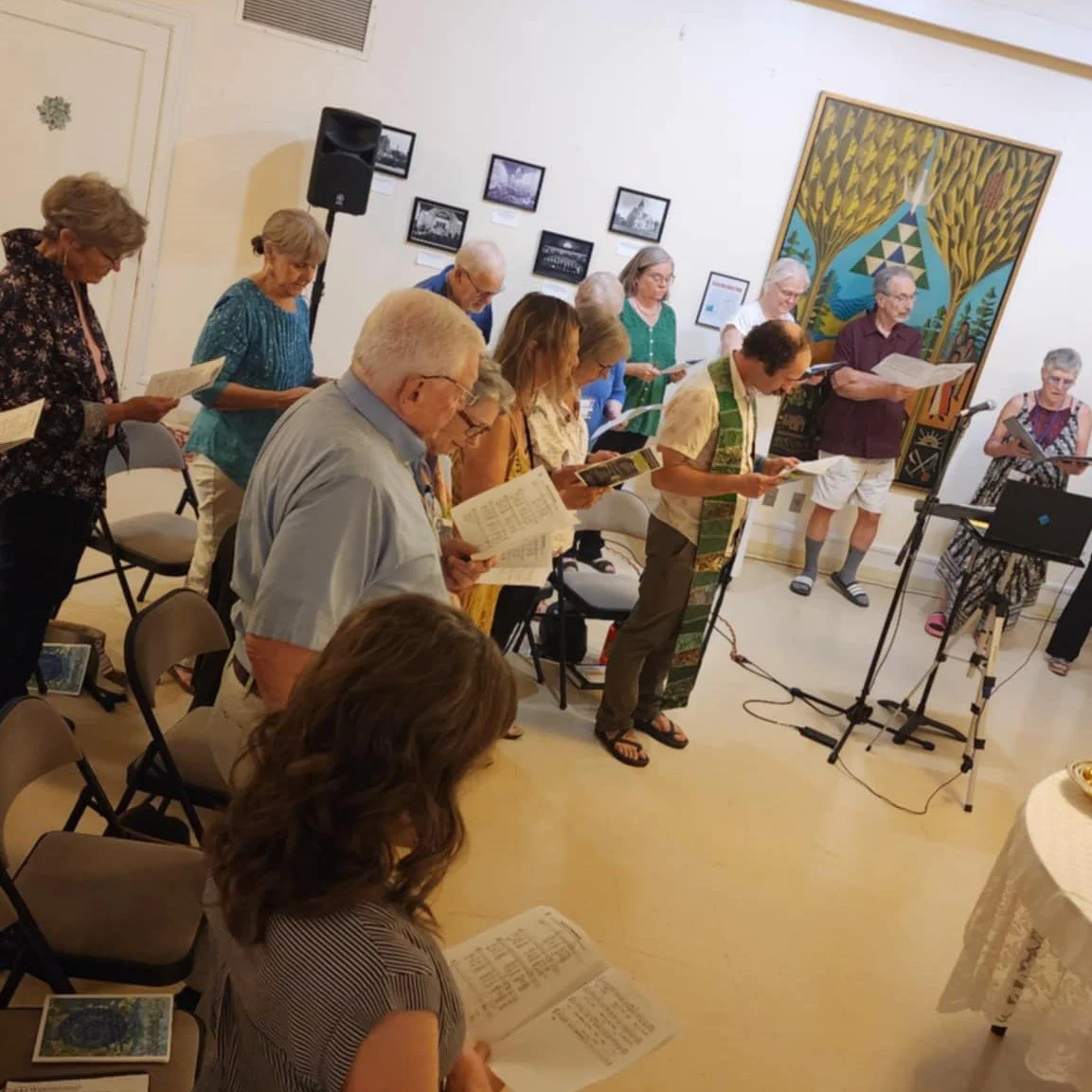 Spending Summer Worshiping in the Social Hall