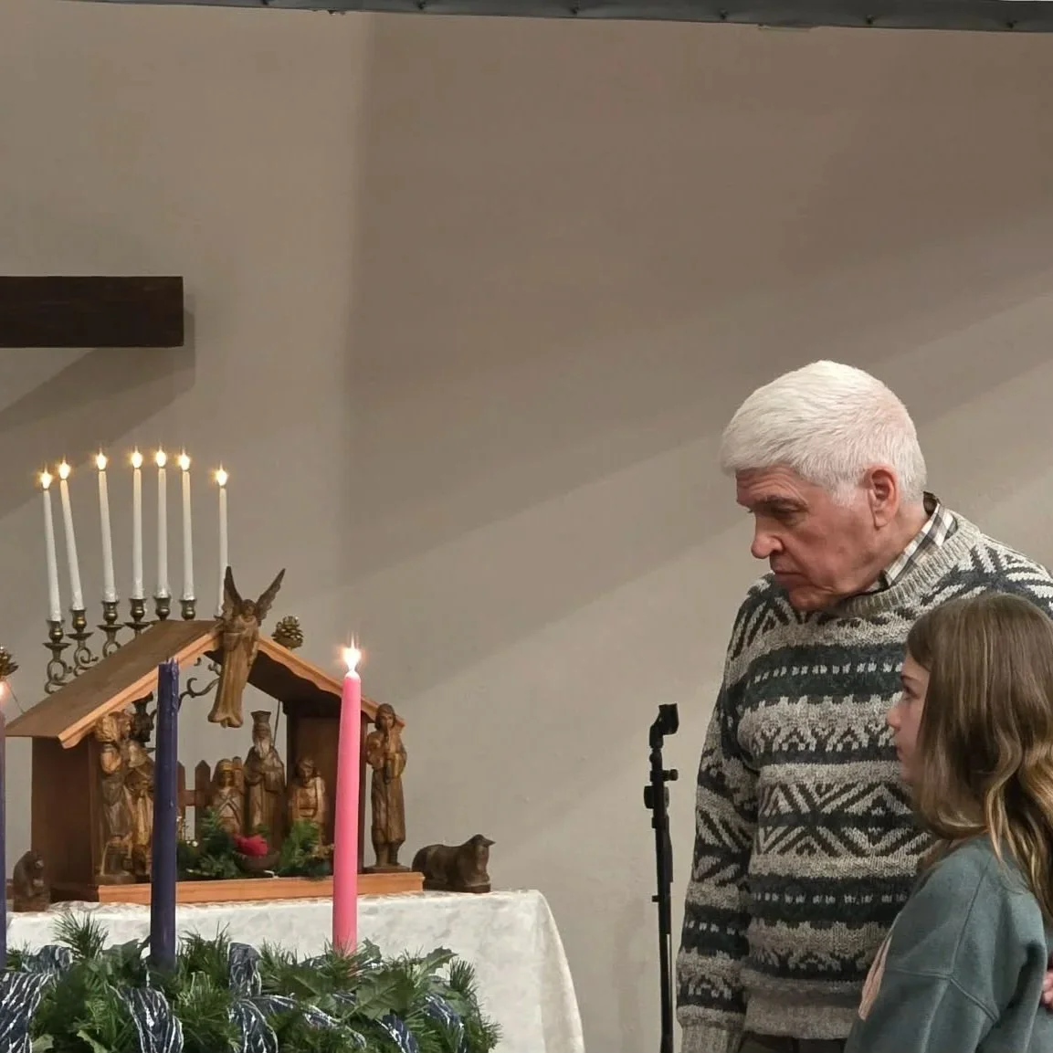 Lighting the Advent Wreath