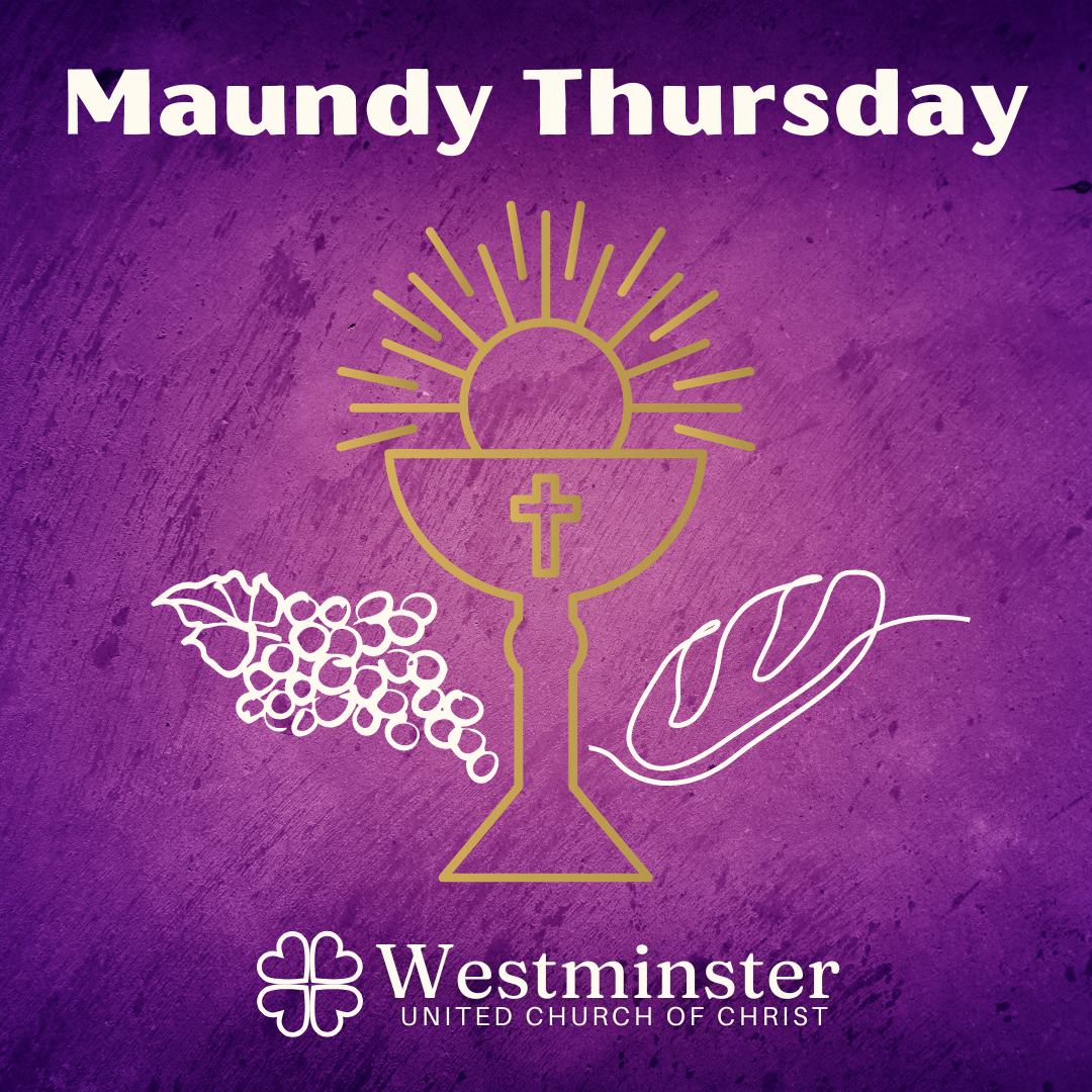 Maundy Thursday is next week!
