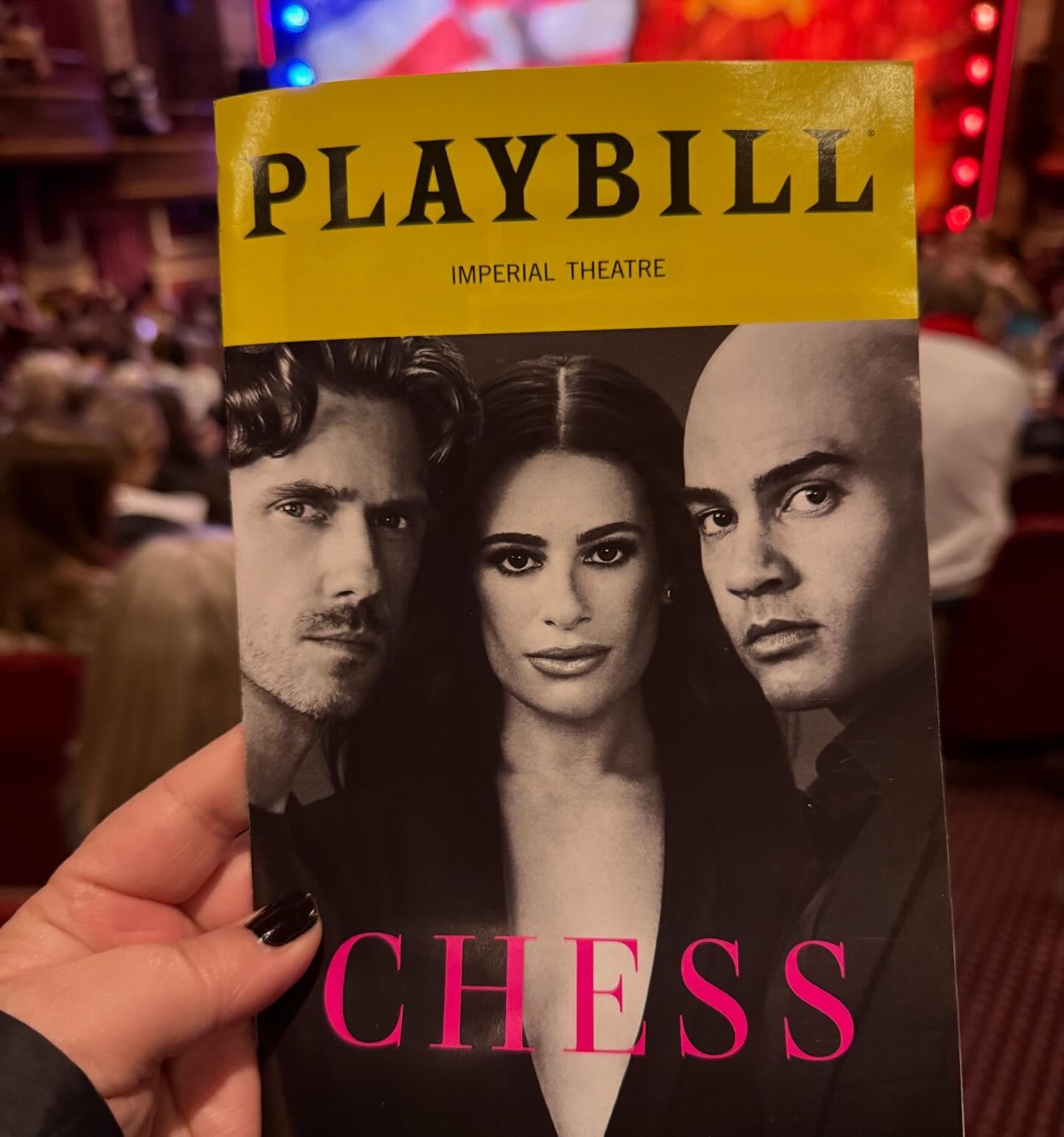 Would you like to play a game of CHESS?

.

.

.
#theatre #broadway #nyc #travel #musical