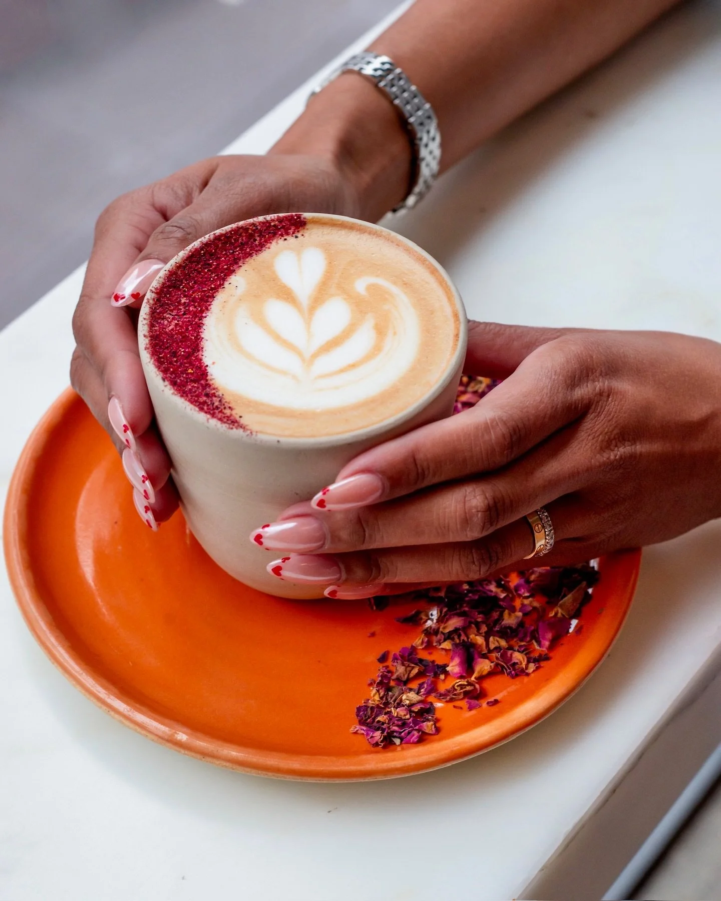 🌹 Our special Valentine&rsquo;s Day-inspired drink is here for the month of February! Come get the Raspberry Rose White Chocolate Mocha, made by none other than our own Mary Di Ruocco, @merrs.kitchen.

Made with house-made raspberry compote, rose wa