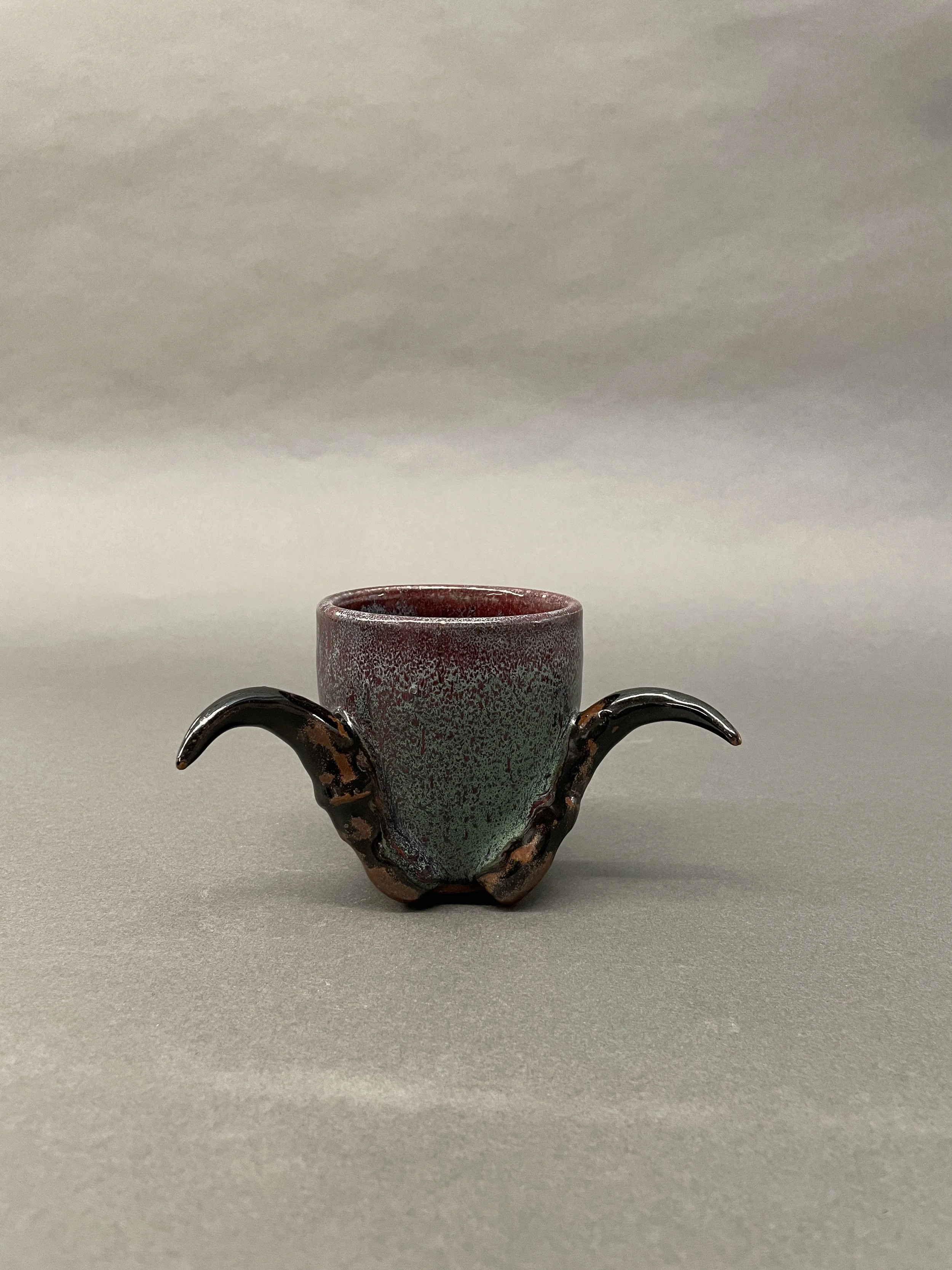 Raptor Cup, 2025, Stoneware and glaze