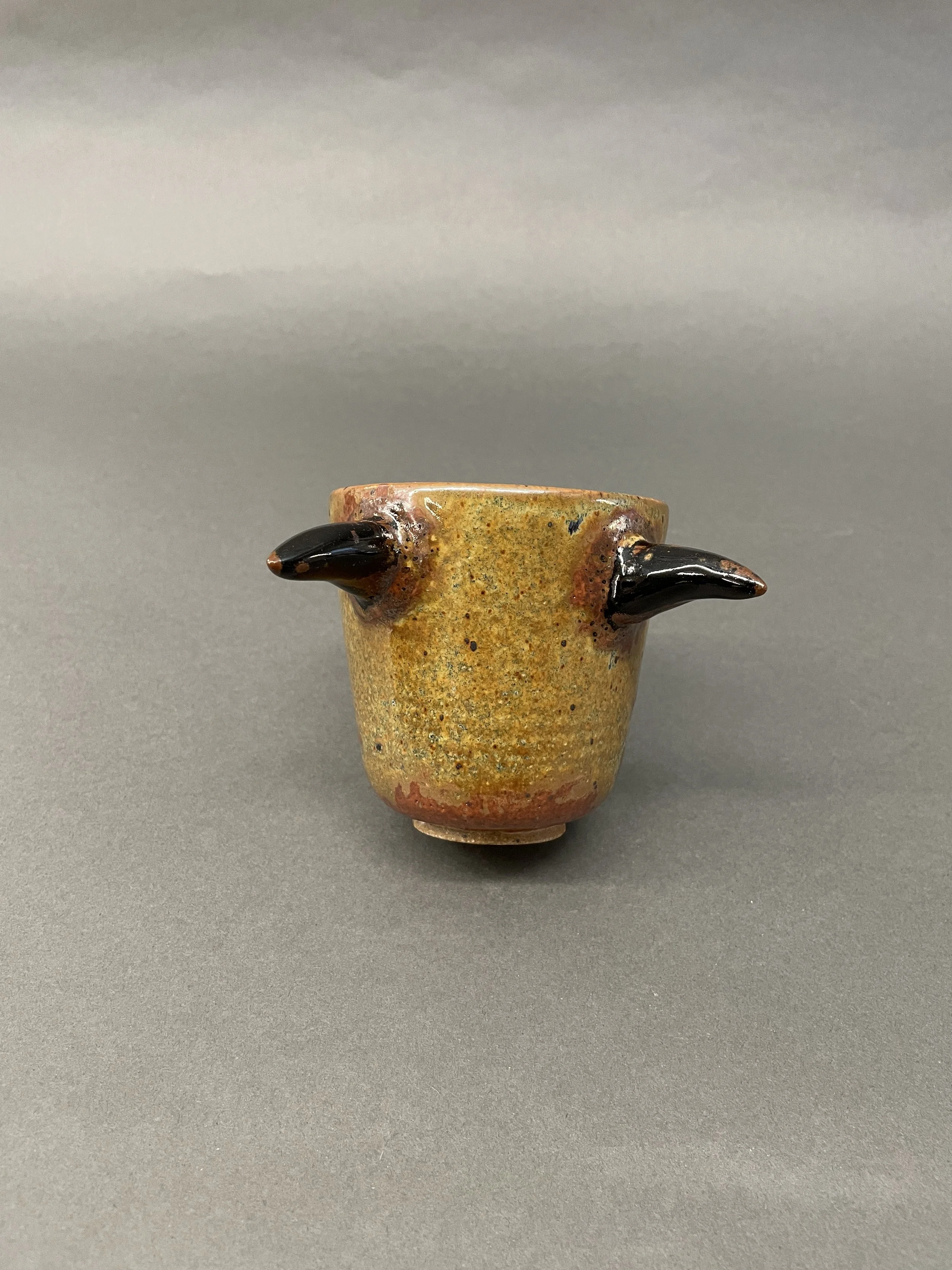 Carnotaurus Cup, 2025, Stoneware and glaze