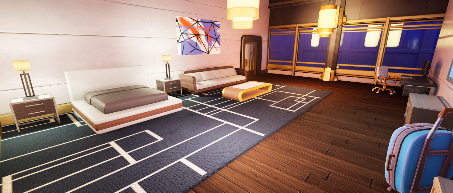 Murder Mystery: Clue (Fortnite) Level Art