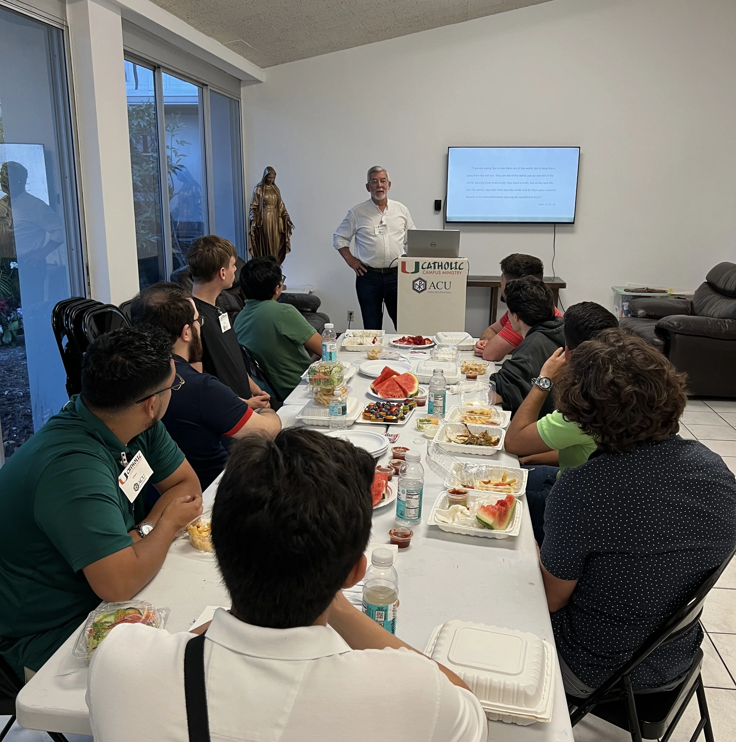 ACU University of Miami Student Group: "Can We Be Both Ascetic and Professional?" a presentation by Bob Chisholm