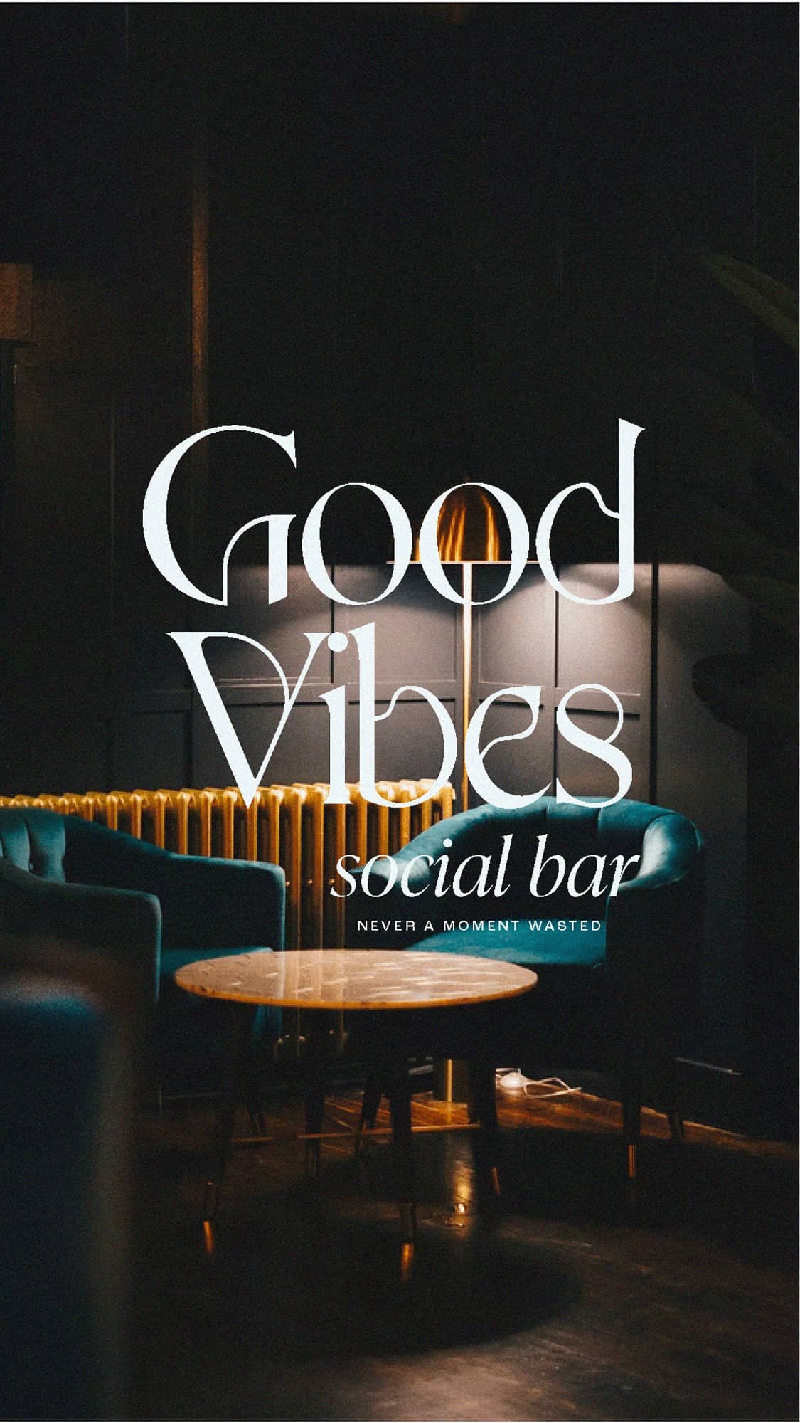 Good Vibes Social Bar Secondary Logo