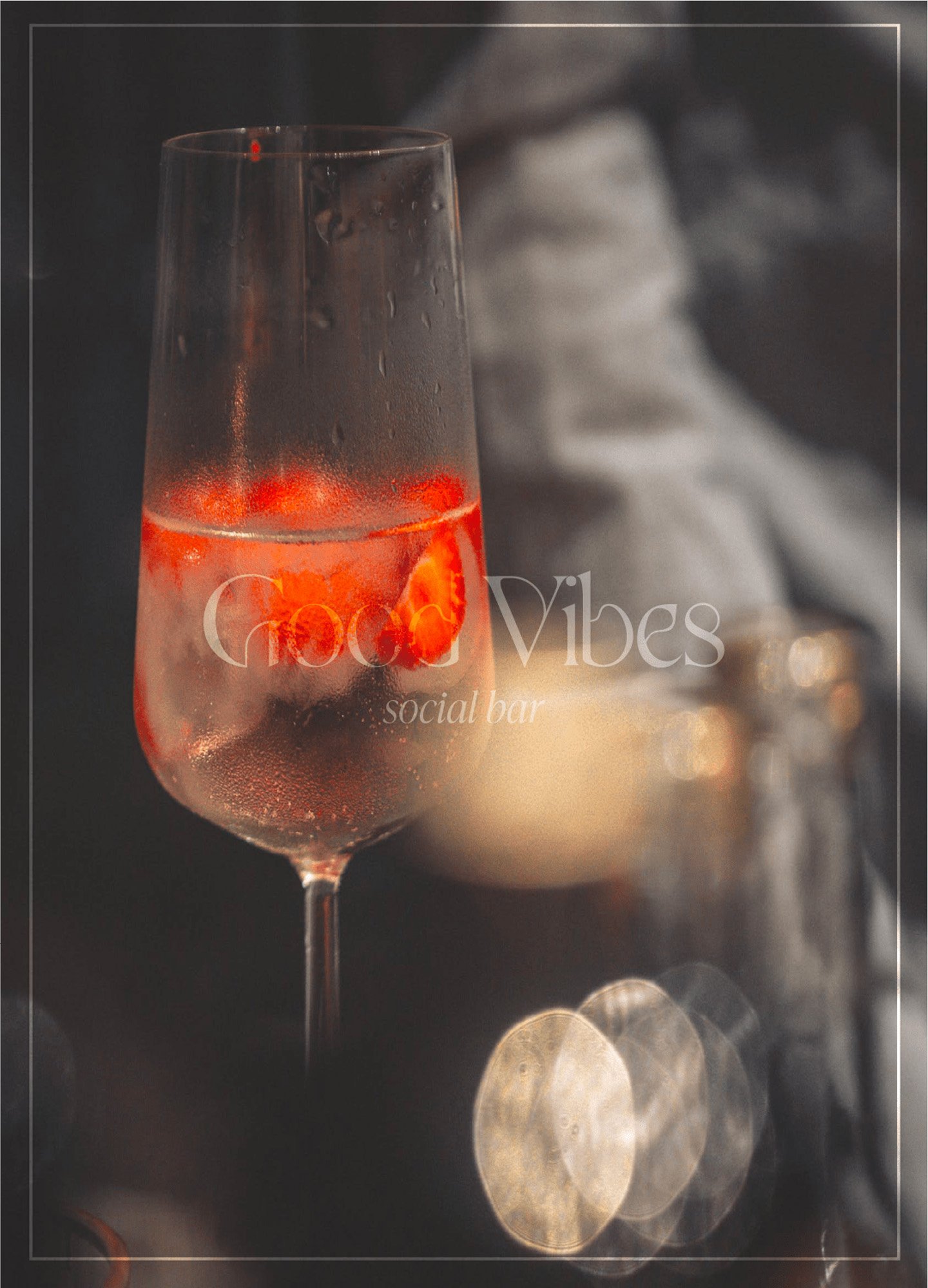 Good Vibes Social Bar Logo Variation