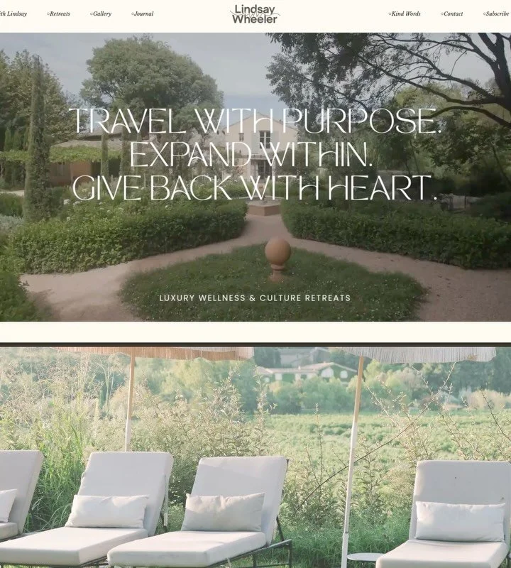 ✨Designed With Intention ✨

From the homepage hero to the booking flow - every single detail of LDW Coaching &amp; Retreats&rsquo; new website was designed with so much intention! ✨

We wanted her guests to immediately feel the luxury, clarity, and e