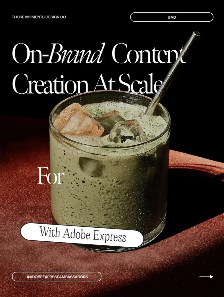 Creating on-brand content doesn&rsquo;t have to be complicated 👀✨

I&rsquo;ve been using @adobeexpress to streamline my design workflow &mdash; from editing branded templates to resizing campaigns and even using AI tools to add a creative touch. It&