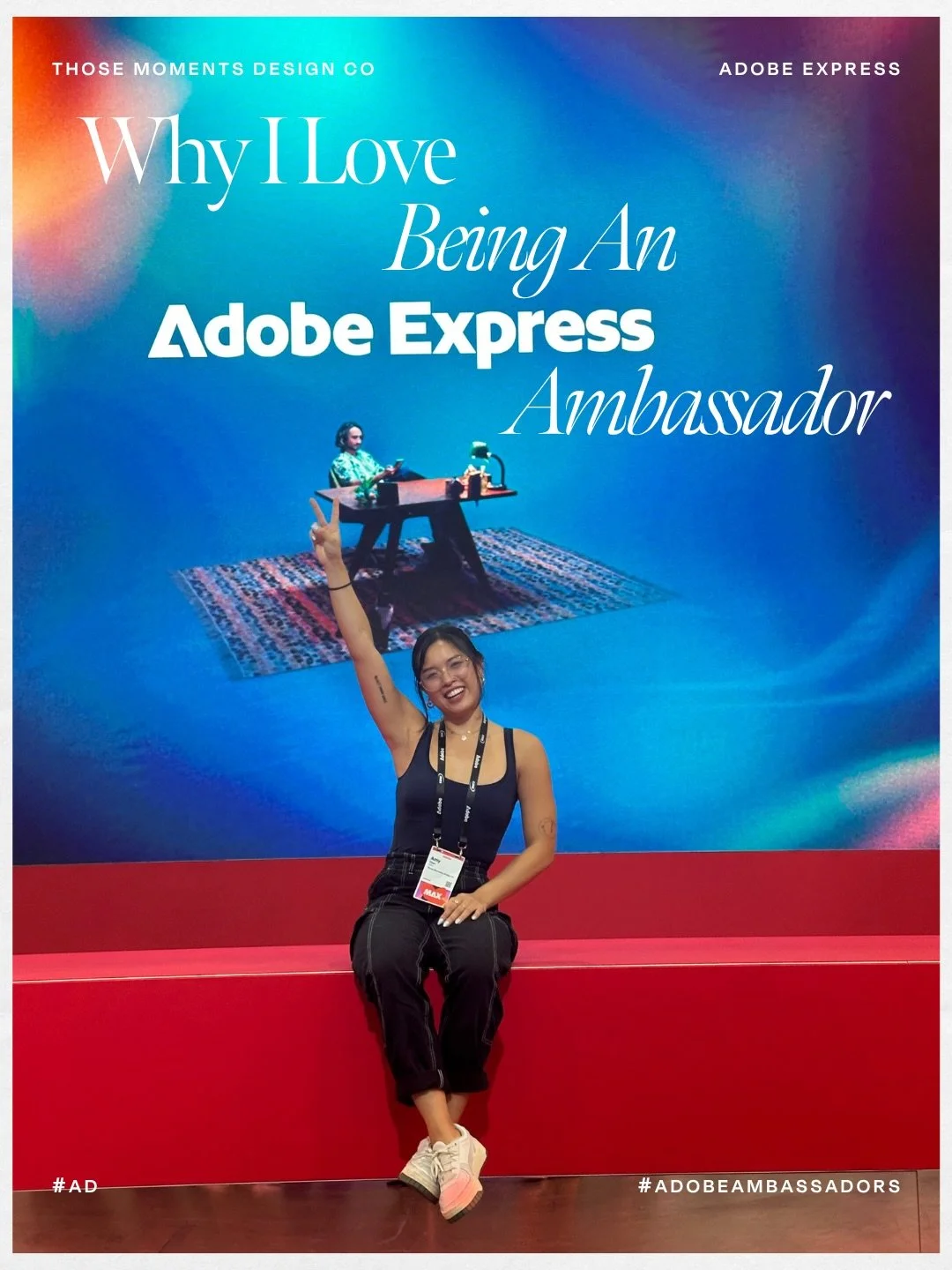 ✨ A little love letter to being an @adobeexpress ambassador ✨

Four years in and this still feels like one of the most genuinely fulfilling parts of my creative journey.

What started as an opportunity turned into a community I didn&rsquo;t know I ne