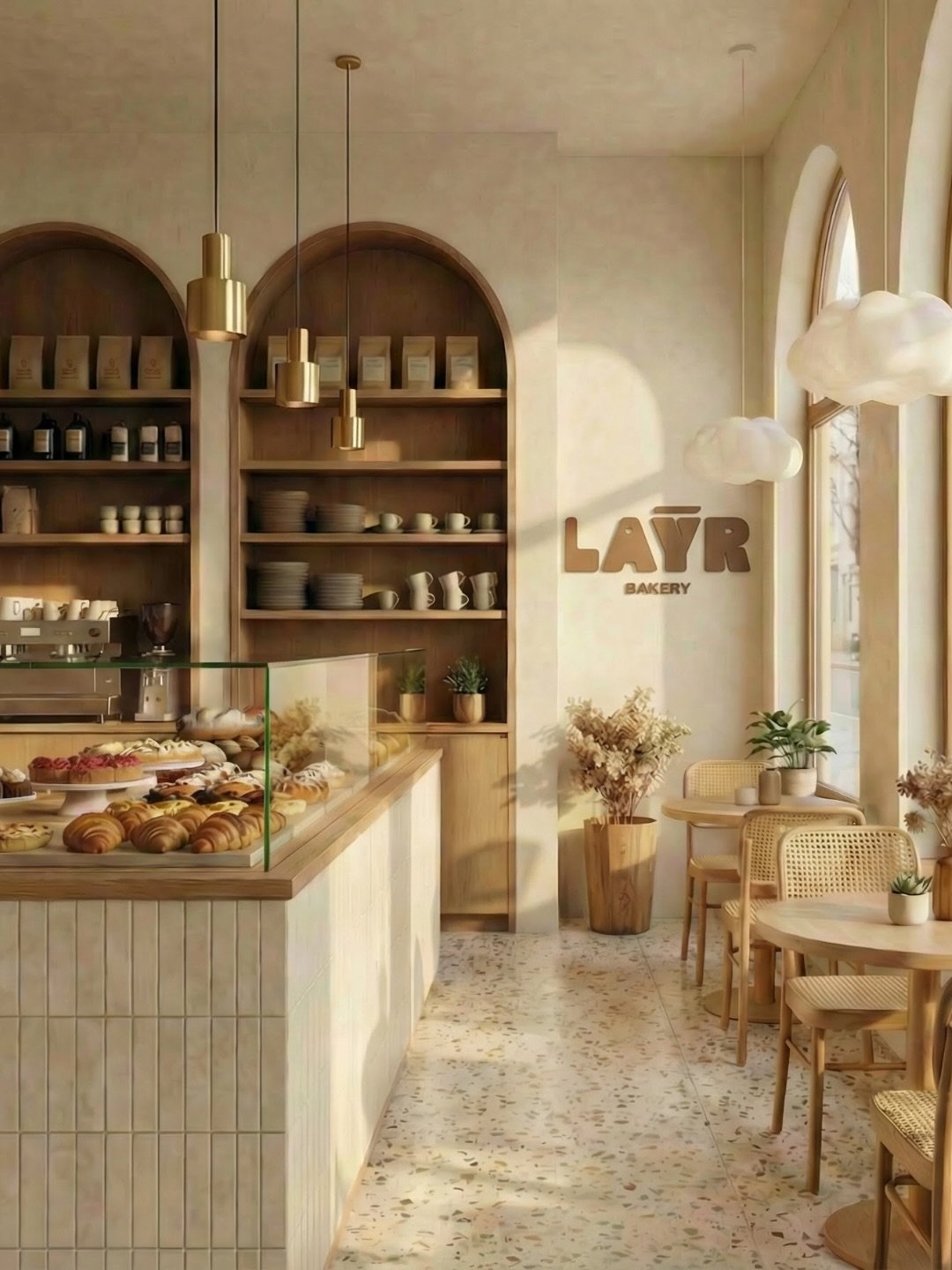 What if I could actually see inside LAȲR? 🤍

After creating the brand identity, I couldn&rsquo;t stop dreaming about what this space would feel like in real life. So I decided to push the vision further and explore @adobefirefly to visualize the bak