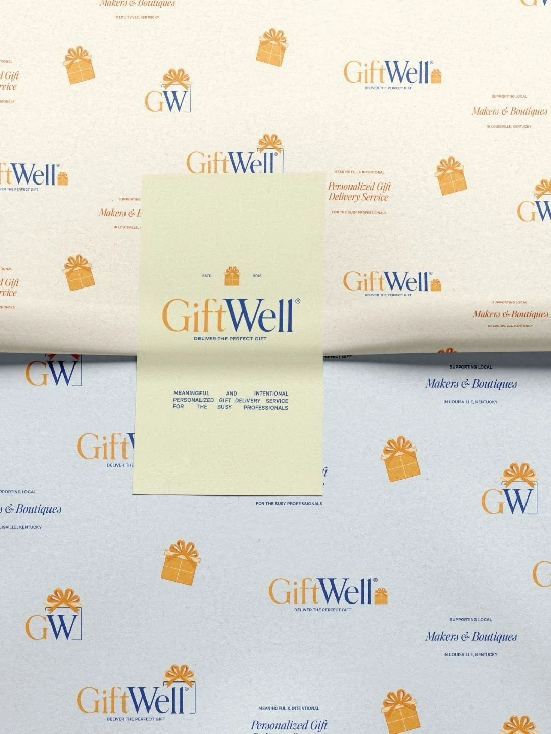 And here&rsquo;s a closer look at the GiftWell&reg; identity 🎁

When it came to the logo, everything had to feel warm, intentional, and polished because that&rsquo;s exactly what GiftWell&reg; delivers. A trusted partner in personalized, purposeful 