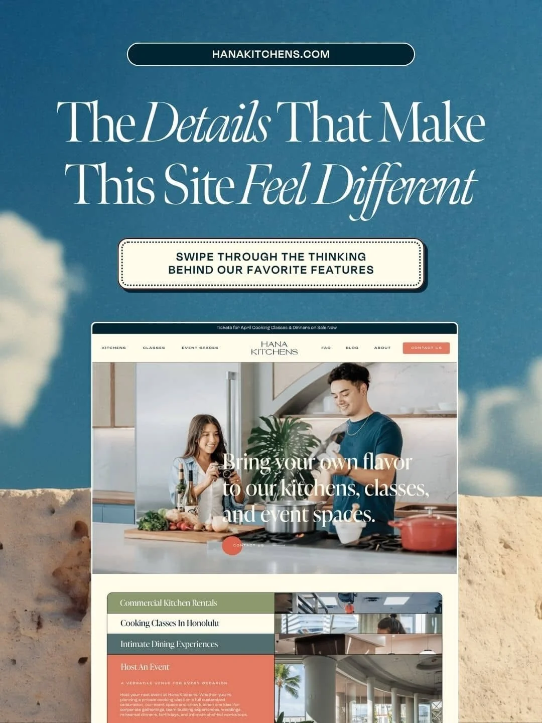 Recently, we gave Hana Kitchens&rsquo; website a refresh to better highlight their growing list of services while still keeping the experience clean, intentional, and easy to navigate. 🤍

As brands evolve, websites naturally hold more content but th