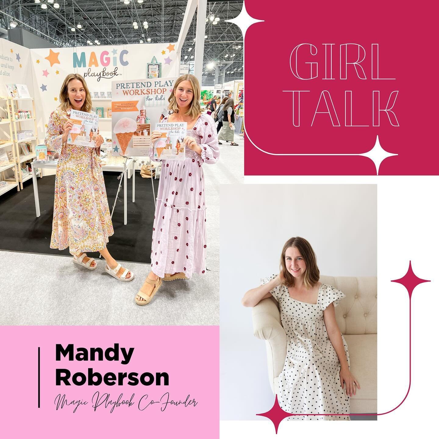 Check out the latest issue of Belle Magazine for an exclusive interview with Mandy Roberson @mommasociety, the co-founder of @themagicplaybook ! 💫 In this insightful Girl Talk article, Mandy shares her journey and insights into creating magic in eve