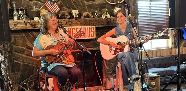 ABBEY LEACH WITH MARCIA KENOBBIE