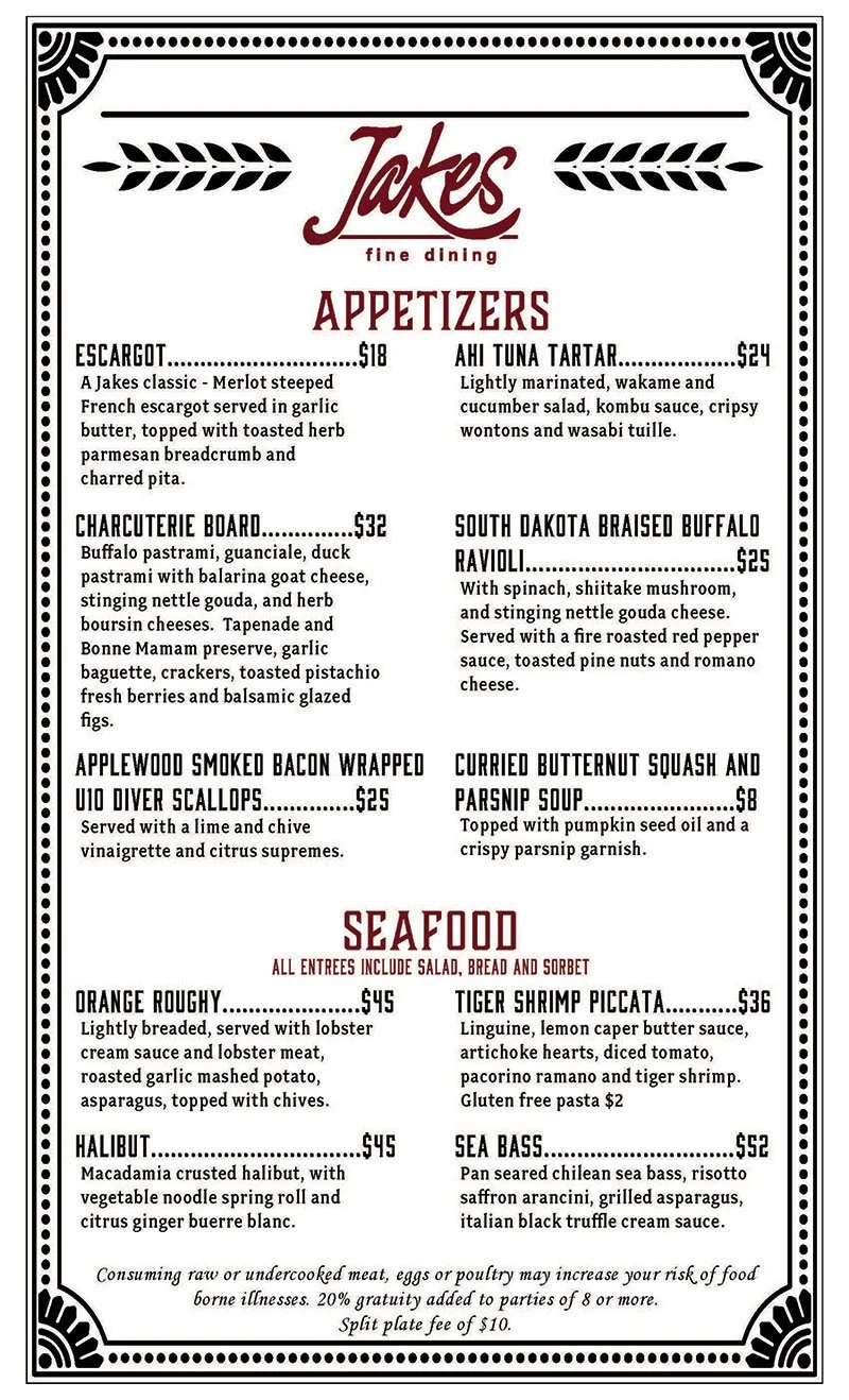 Jake*s Jake's Fine Dining — Midnight Star