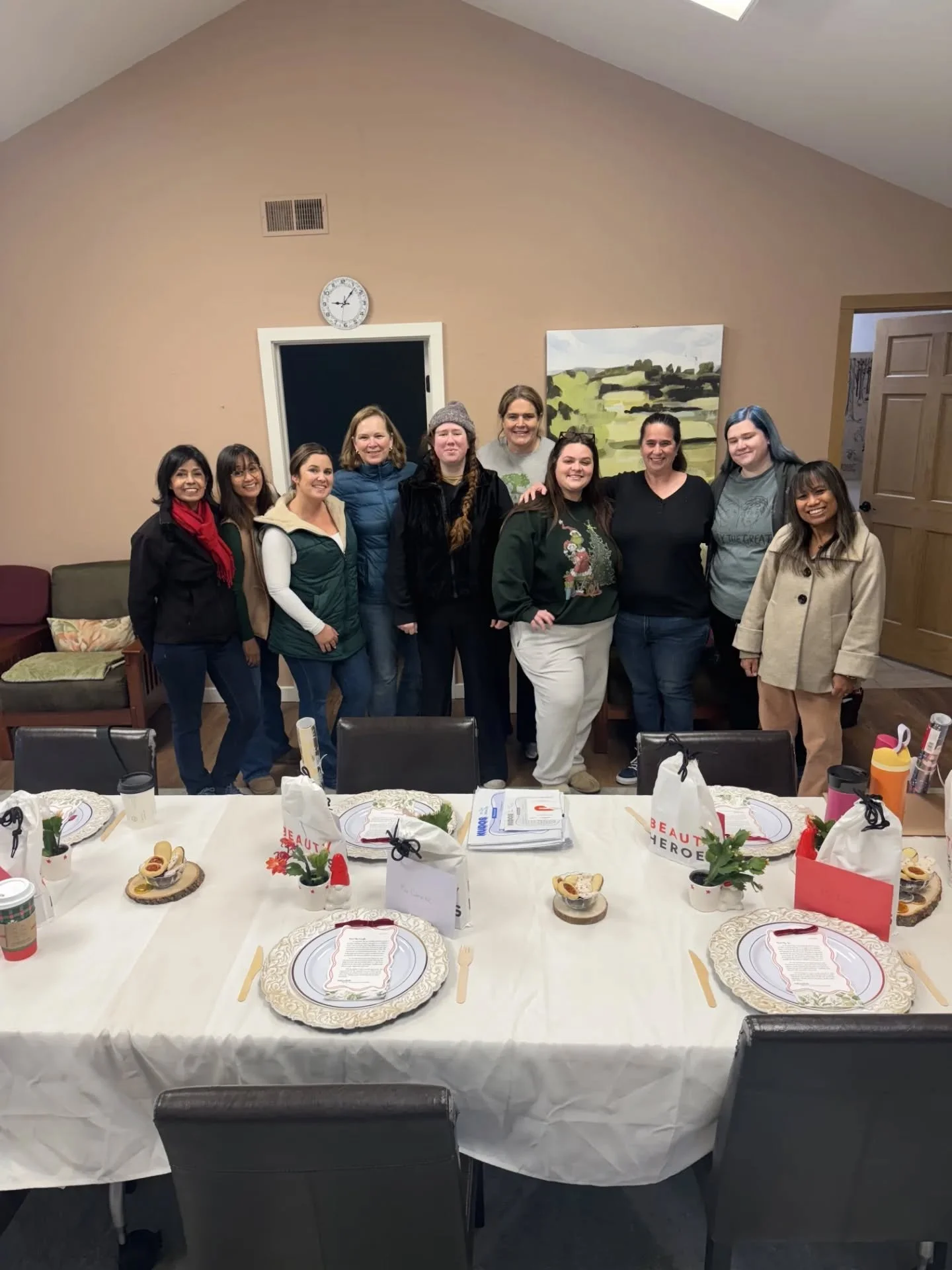Yesterday we got to honor our teachers with our annual Holiday Breakfast hosted by the parent committee. This breakfast is a wonderful opportunity to show our teachers how much we appreciate them and send them off to winter break feeling full and lov