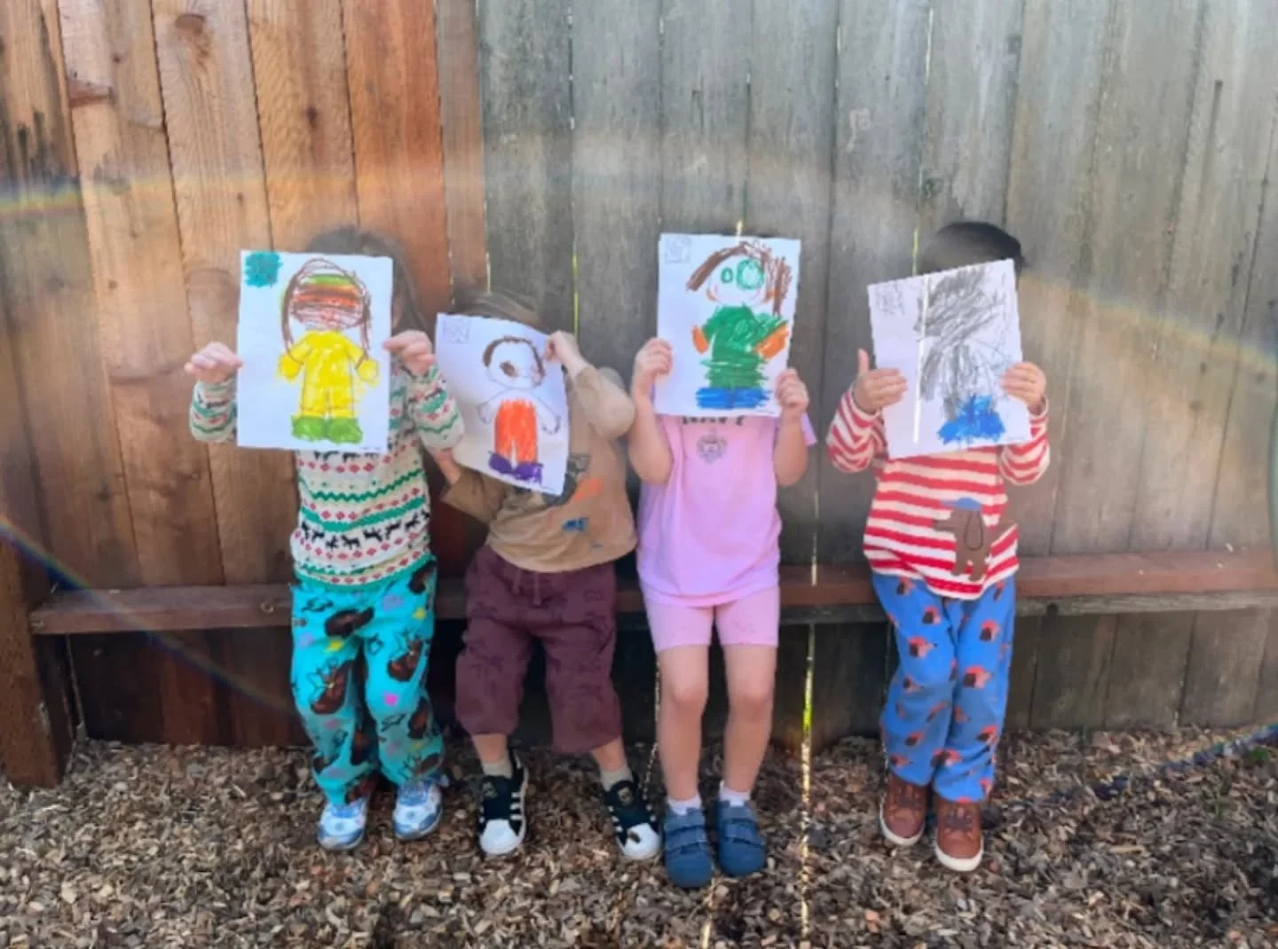 Classroom D kicked off February with Groundhog Day and discovered that the groundhog saw his shadow! Even if winter is sticking around, love was definitely in the air. The children sang sweet songs about love and learned &ldquo;Mail Myself to You&rdq
