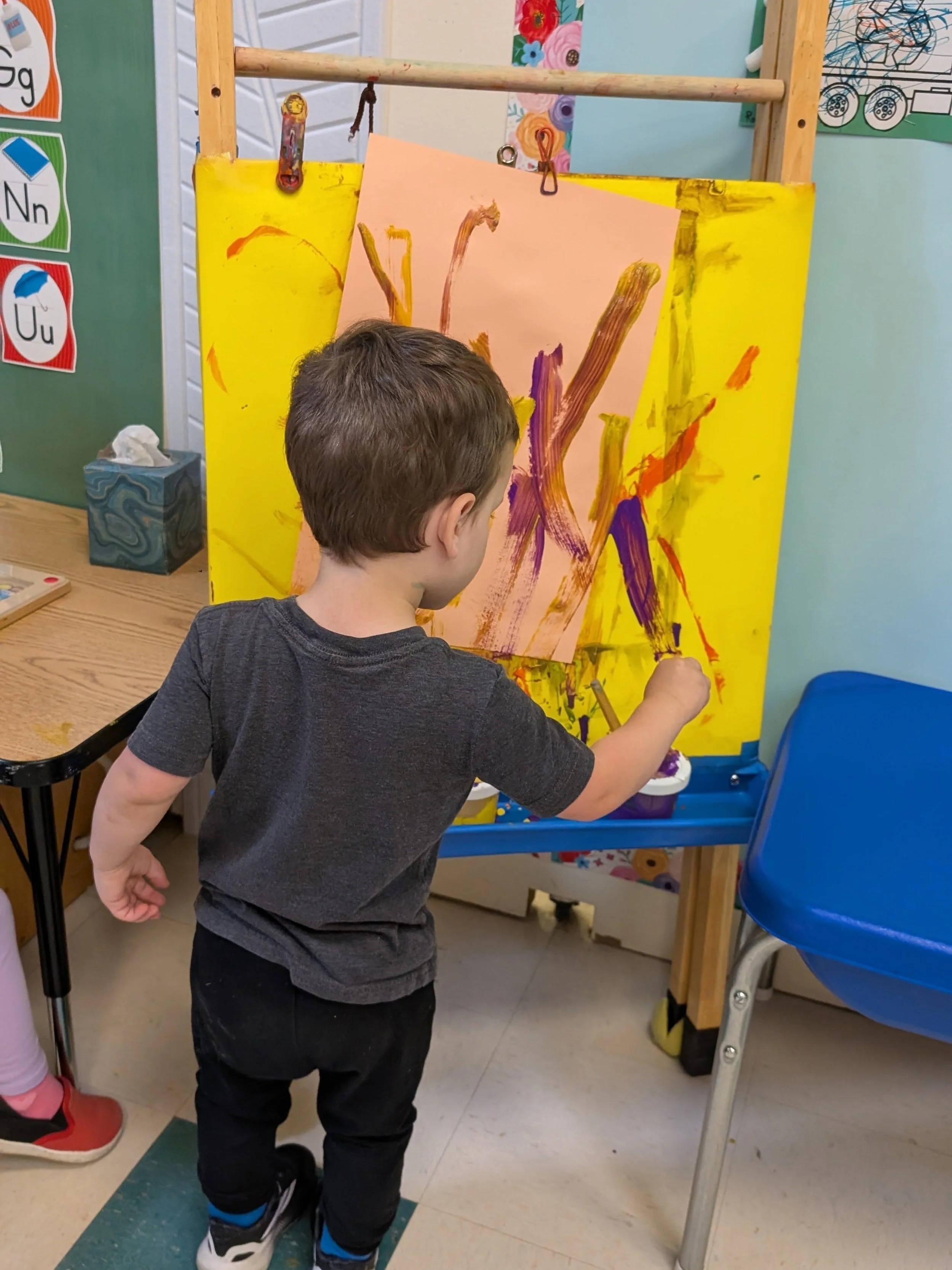 Today our Time for Twos kiddos got to visit Classroom B, the very room most of them will transition into this fall!

They explored the space, played with new toys, and even joined in for circle time just like the &ldquo;big kids.&rdquo; Experiences l