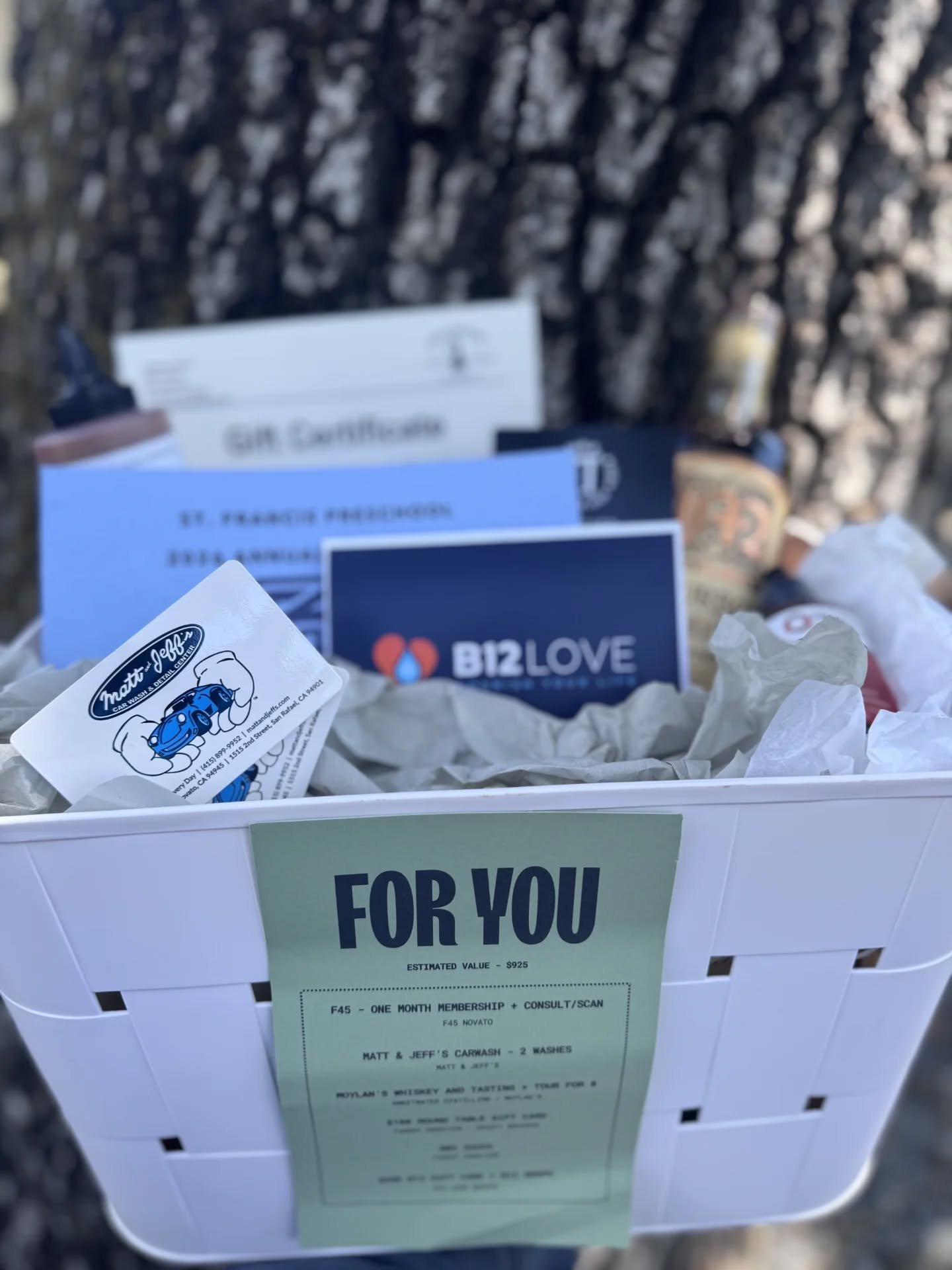 RAFFLE BASKET SPOTLIGHT: FOR YOU

The baskets keep getting better! This basket was packed with local favorites, wellness treats, and fun experiences &mdash; all valued at over $900! 🙌

Our &ldquo;For You&rdquo; basket included:
💪 One month membersh