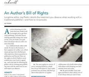 Writer's Digest: An Author's Bill of Rights