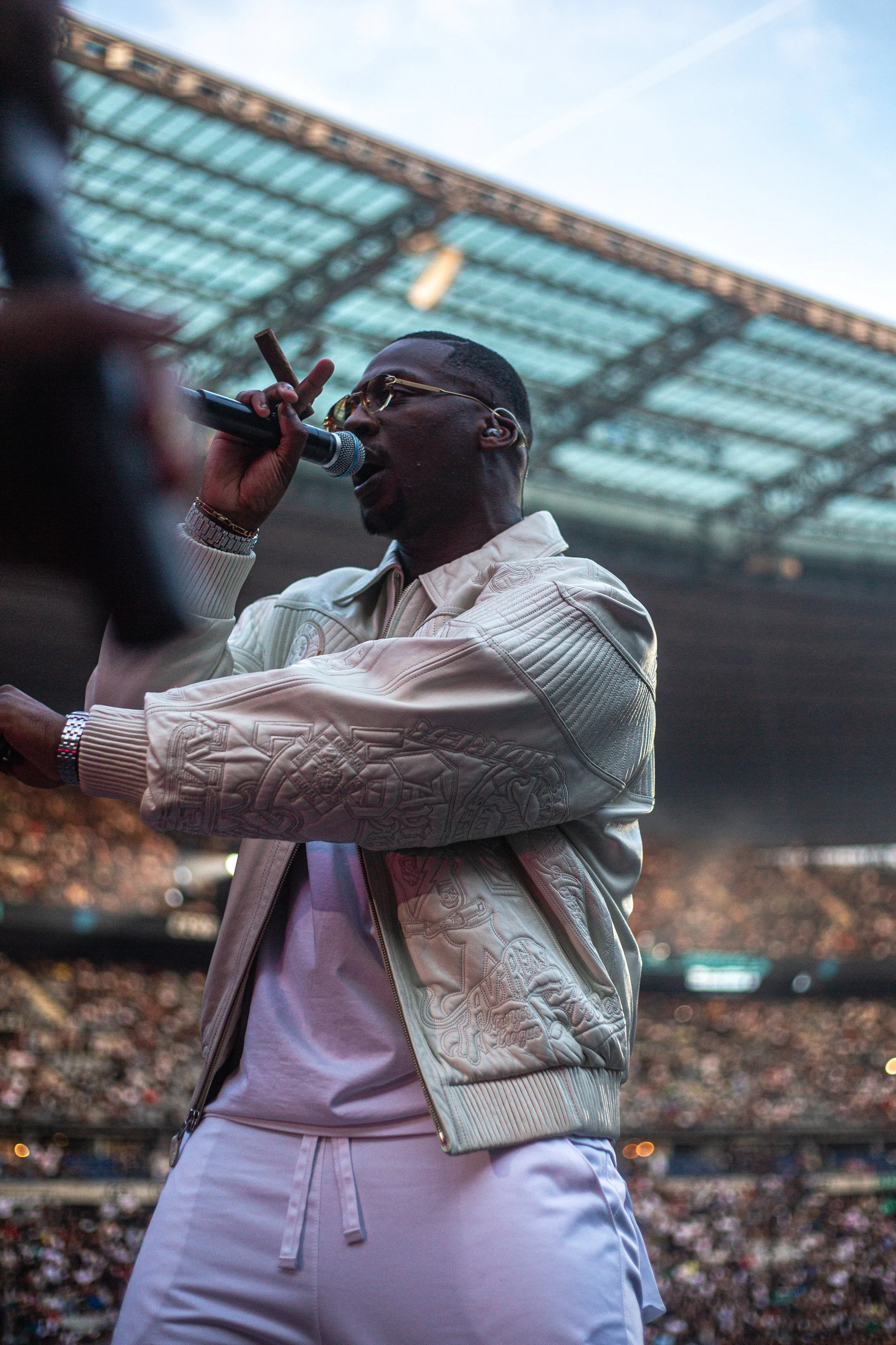 Rappeur SDM qui assure la prmière partie du concert de Booba au Stade de France