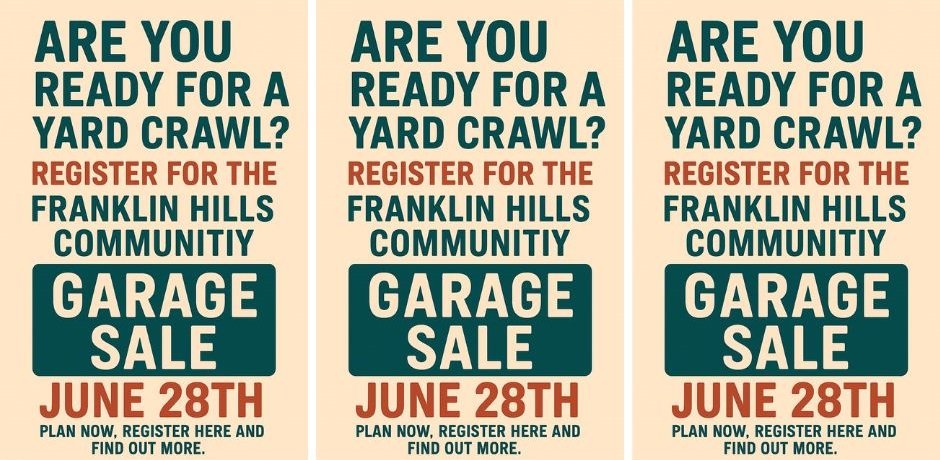 Franklin Hills Yard Sale