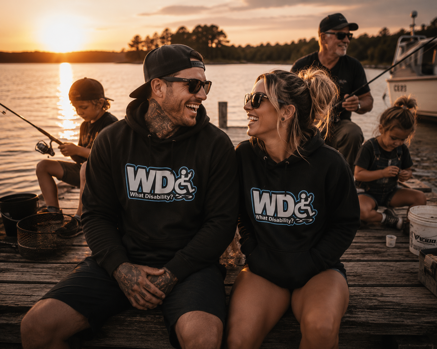 What Disability? Black Hoodie