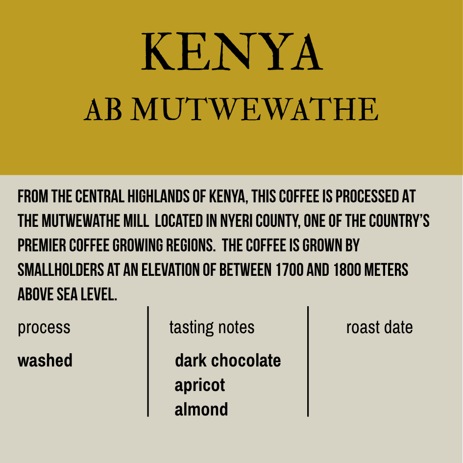 Kenya AB Mutwewathe