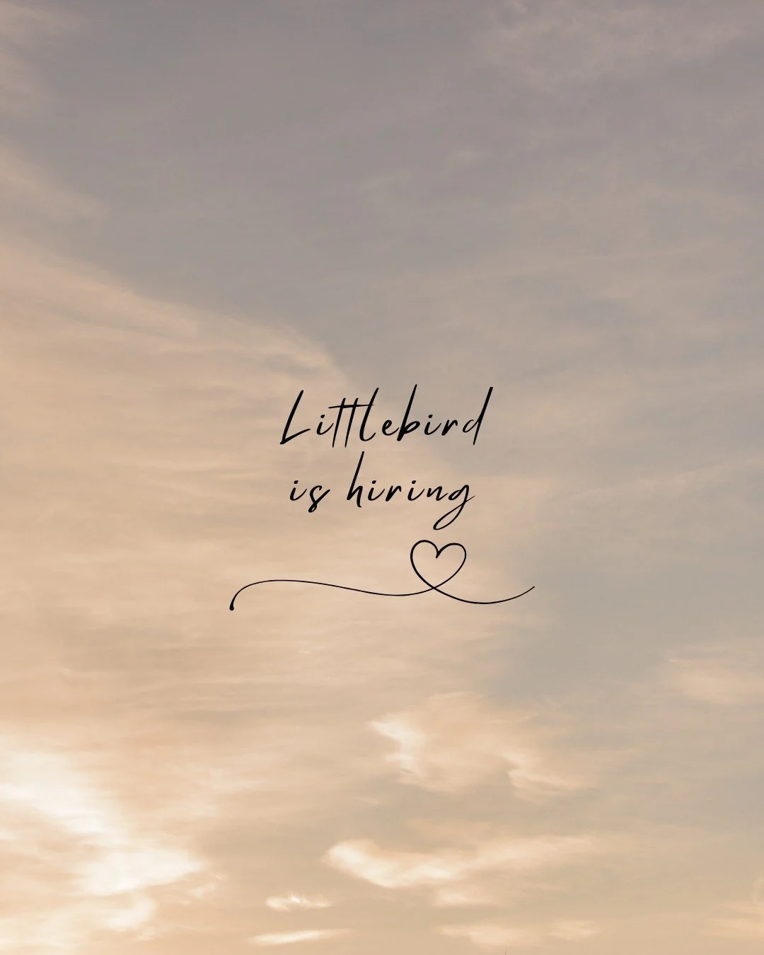 📠 📡 🪬

Friends! As we head into our busiest summer yet...

Littlebird is seeking an experienced full-time bartender / server with an emphasis on daily brunch, with management growth potential.

Must enjoy: caring for others, mornings and weekends,