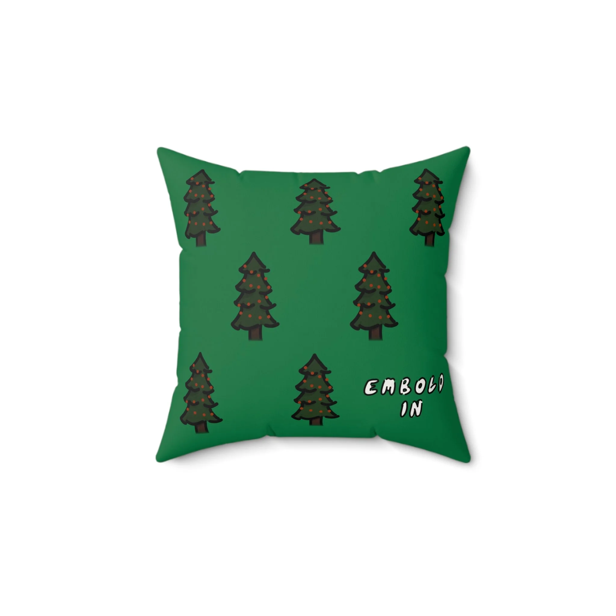 Christmas Trees Square Pillows