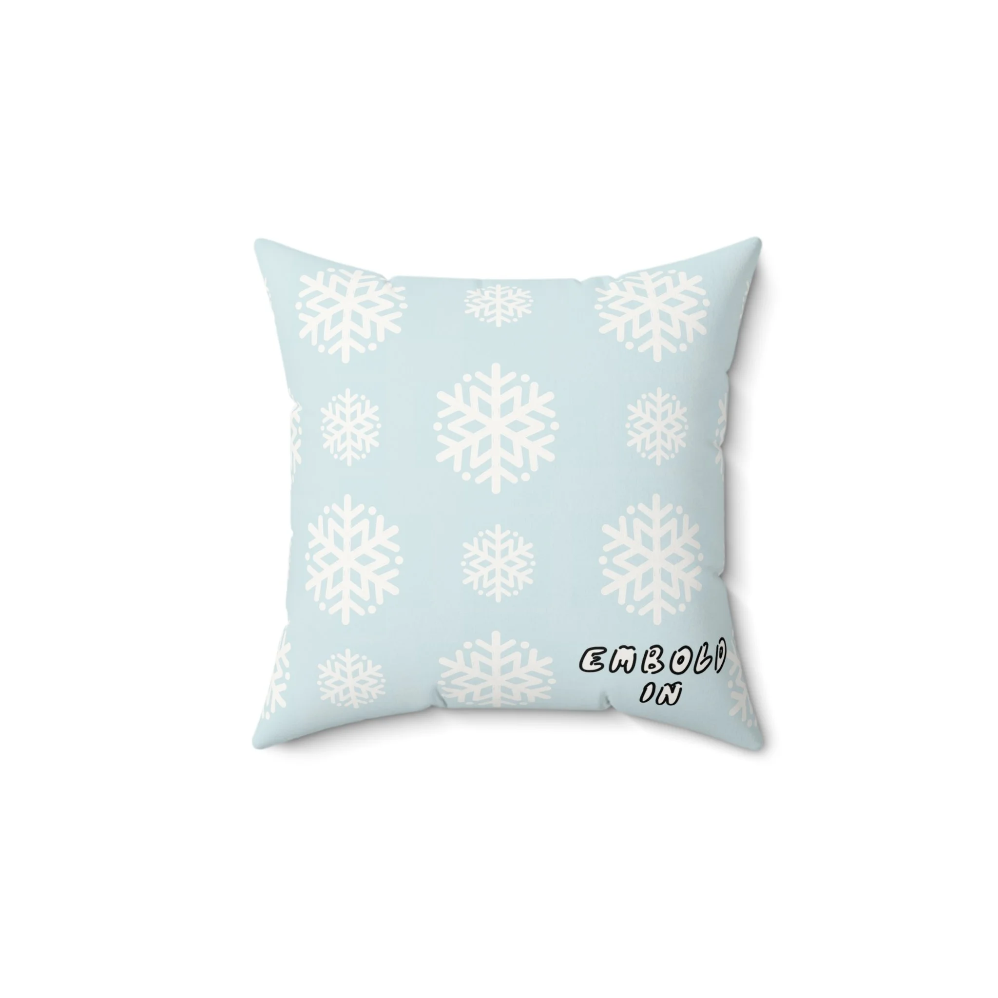 Snowflakes Square Pillows