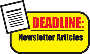 Newsletter Submission deadline