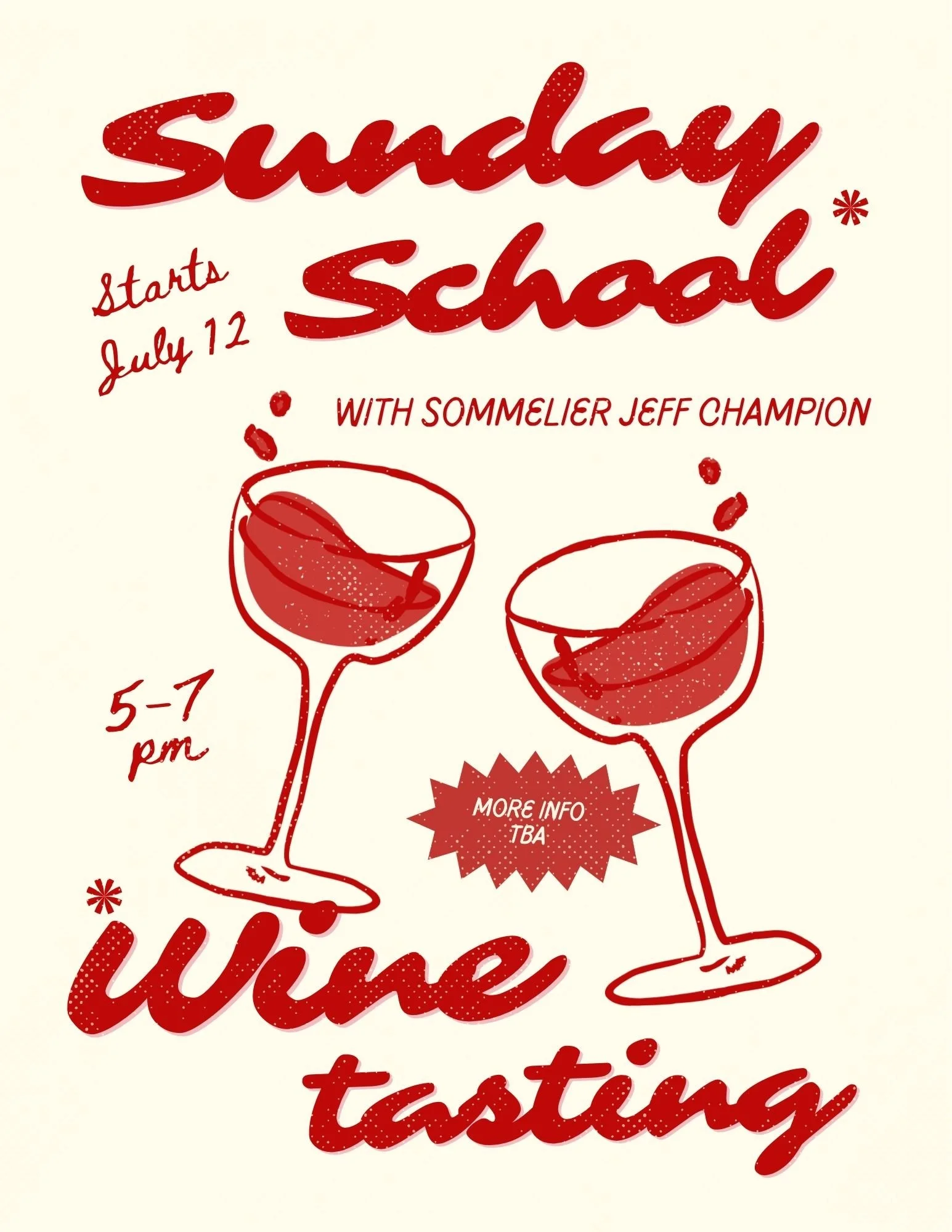 SUNDAY SCHOOL with Sommelier Jeff Champion