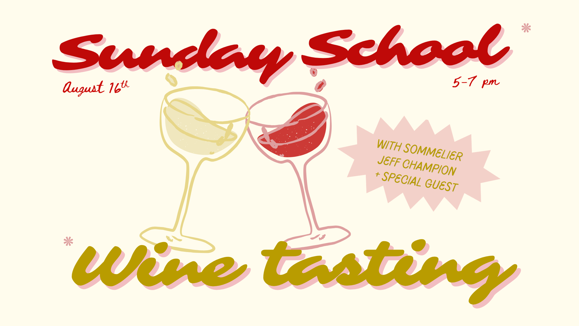SUNDAY SCHOOL with Sommelier Jeff Champion