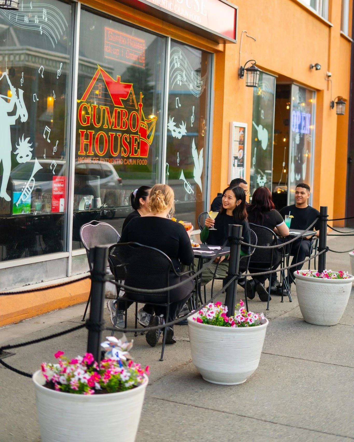 Sunshine, fresh air, and a cocktail in hand.

Our front patio is a nice place to enjoy a meal and catch up with friends. Pull up a chair and stay awhile.
#DowntownAnchorage #PatioSeason #GumboHouse
