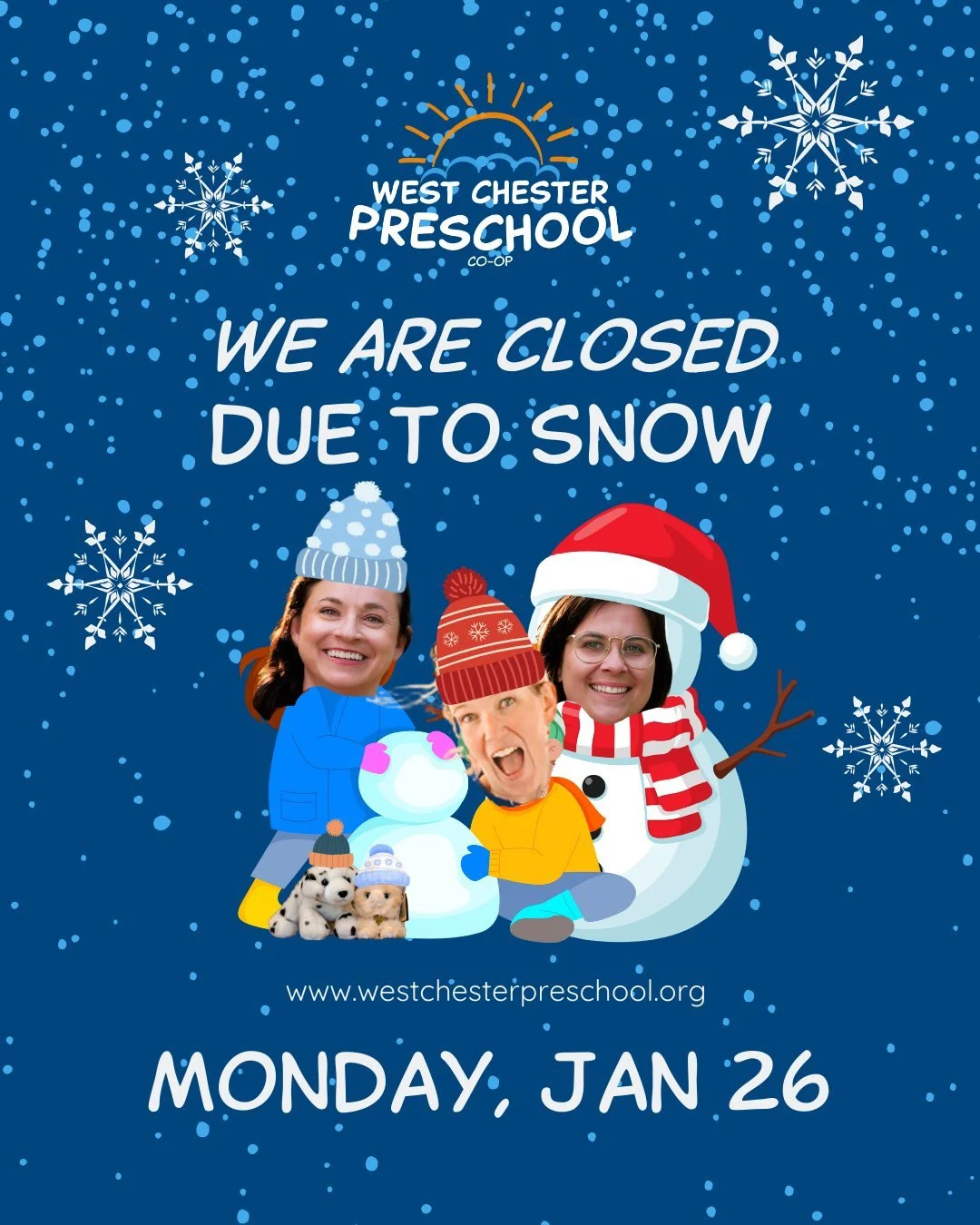 Snow day! ❄️ Since Lakota Schools are closed this Monday, we&rsquo;ll be taking a snow day too. We hope you and your families have a blast playing in all this snow. Stay warm, and we look forward to seeing you back here (hopefully!) on Tuesday!