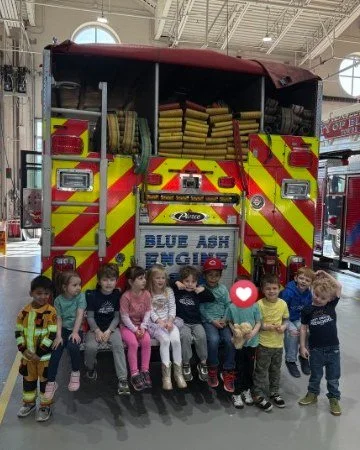 Our Threes Class had a "fire" of a day at Blue Ash Fire Station 13! 🚒

From climbing into the big red trucks to meeting our local heroes, our little learners had the best time exploring the fire house. The fun didn't stop there, our amazin