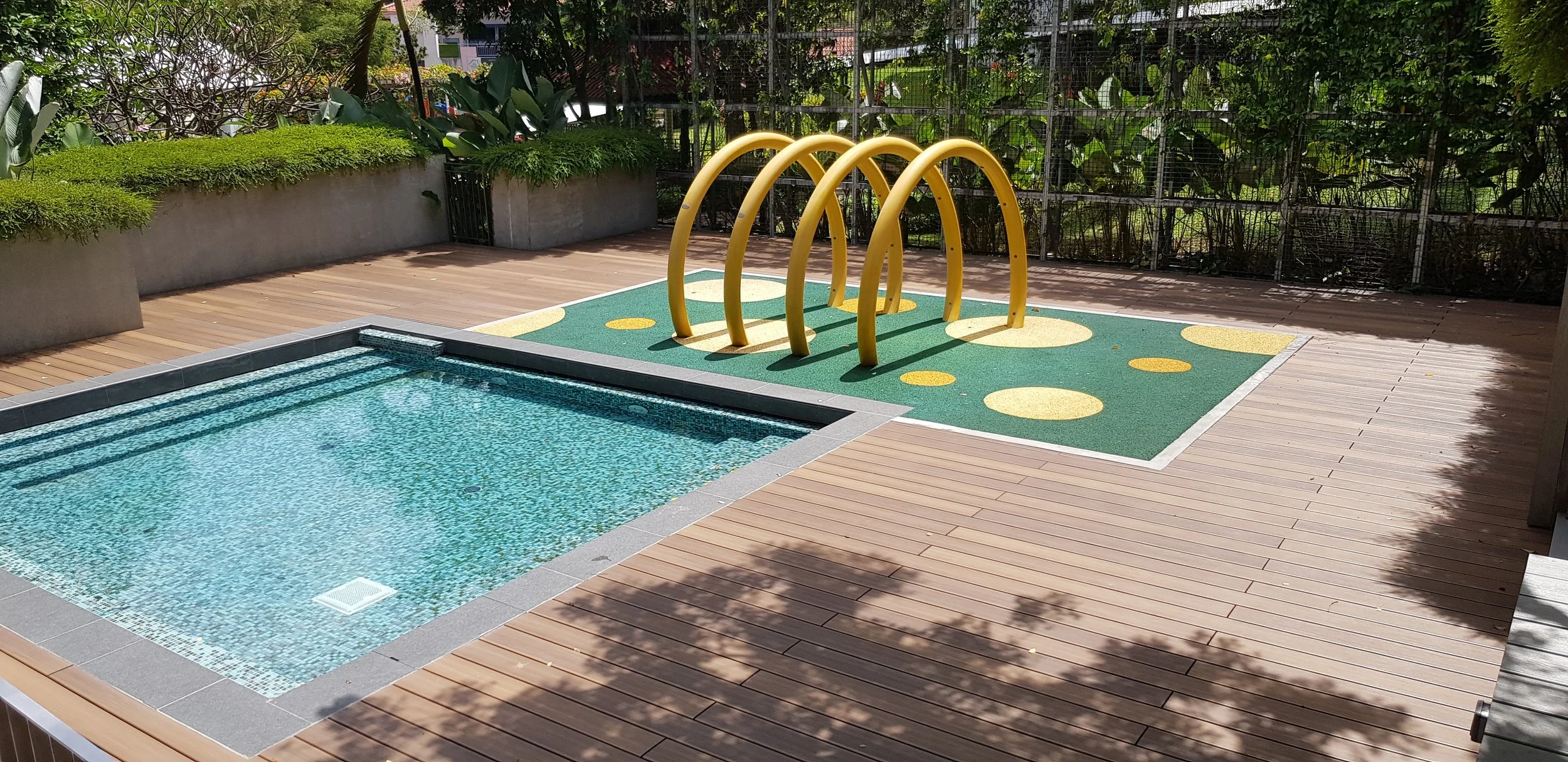 NUS Kent Ridge Children's Pool Polydeck PP EVO3 Walnut