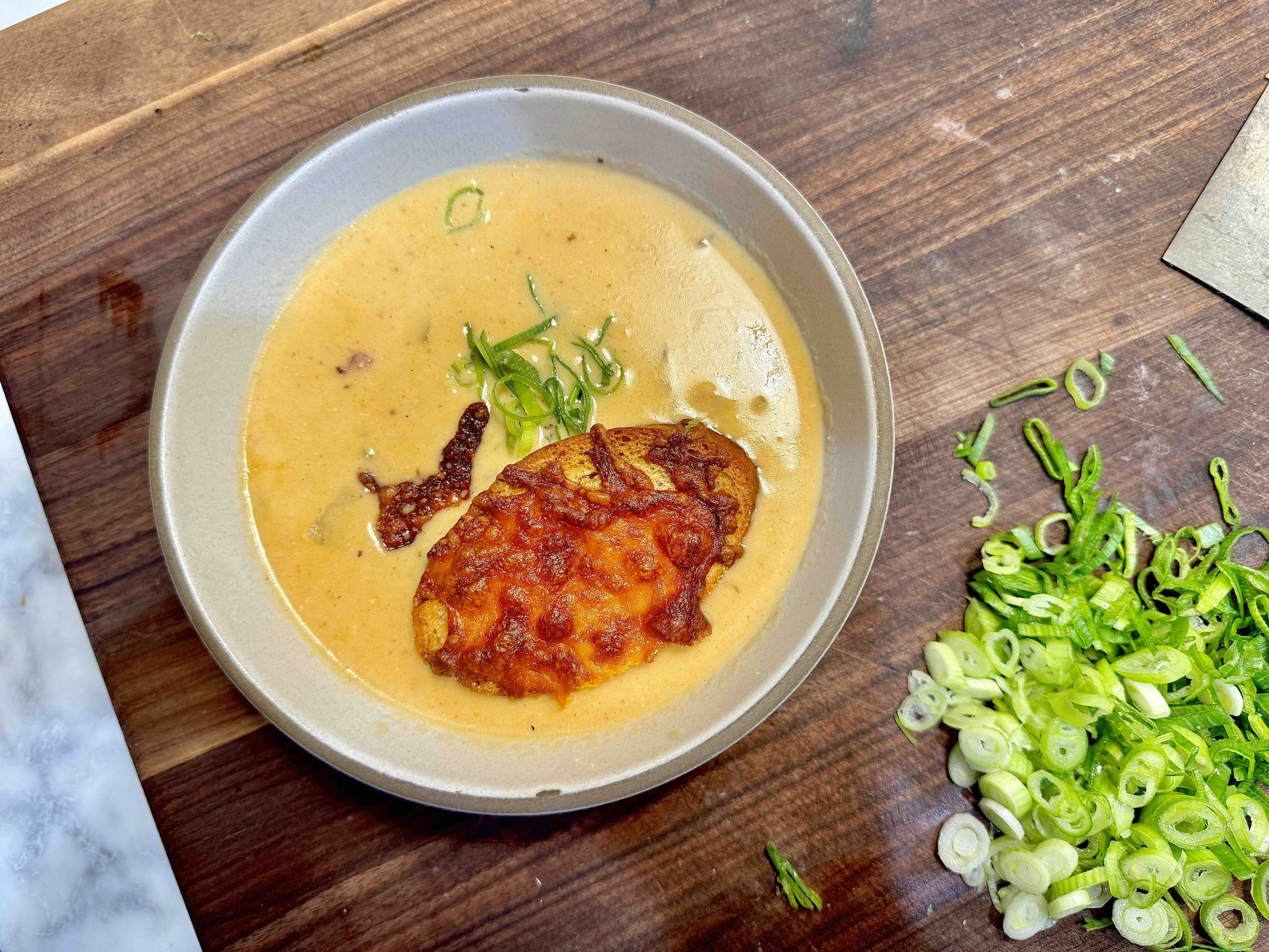 Beer Cheese and Potato Soup