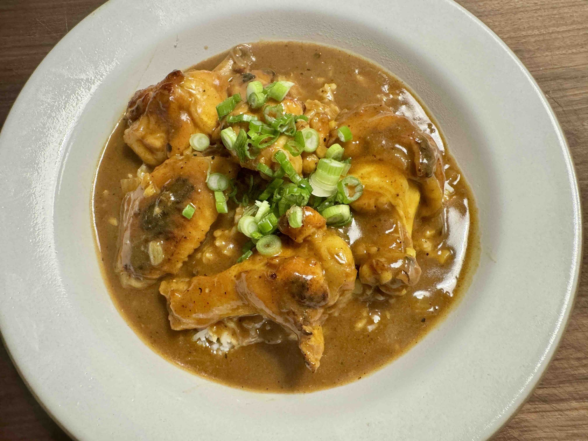 Curry Braised Chicken Wings