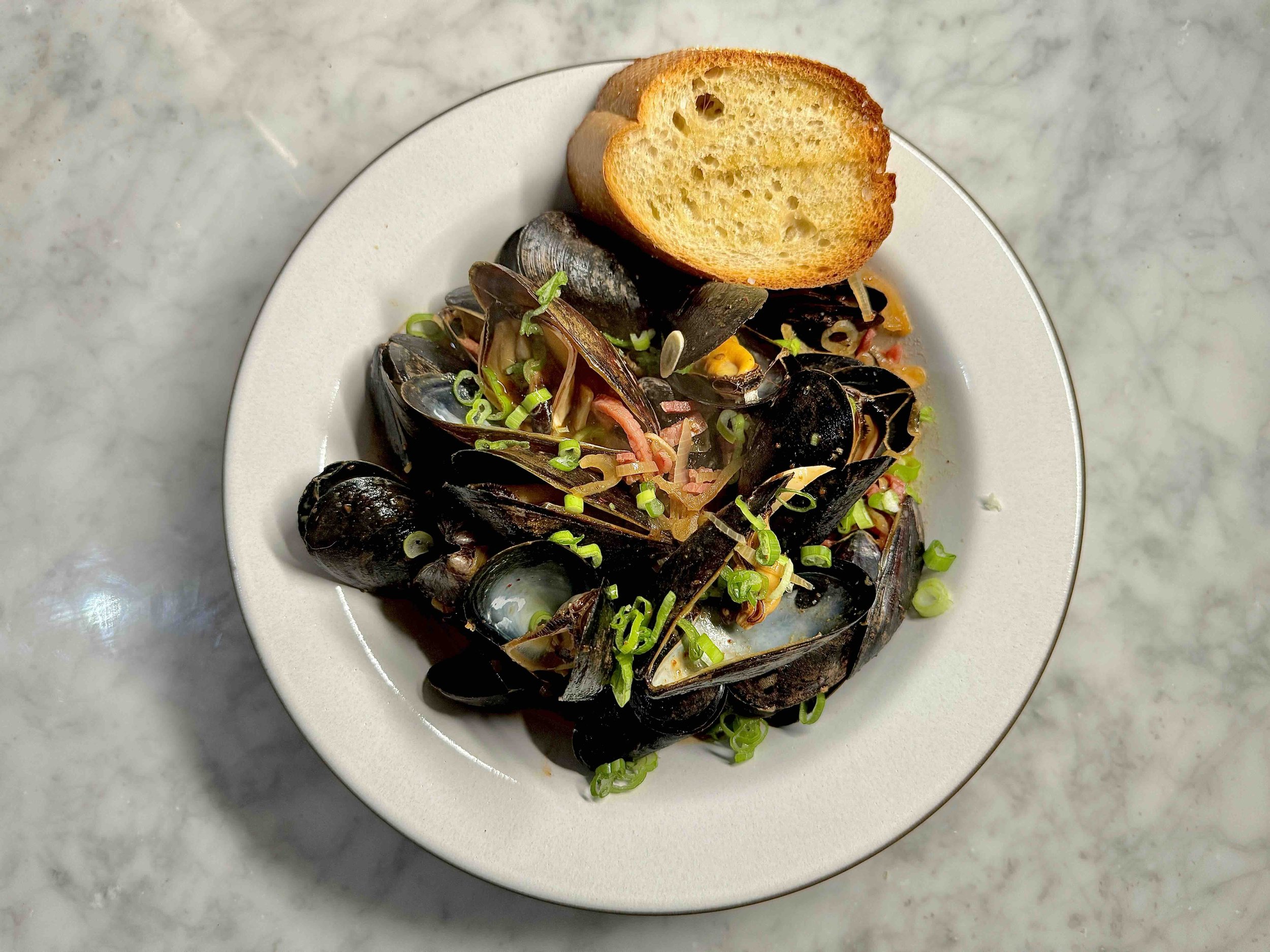 Mussels in Chipotle Cream