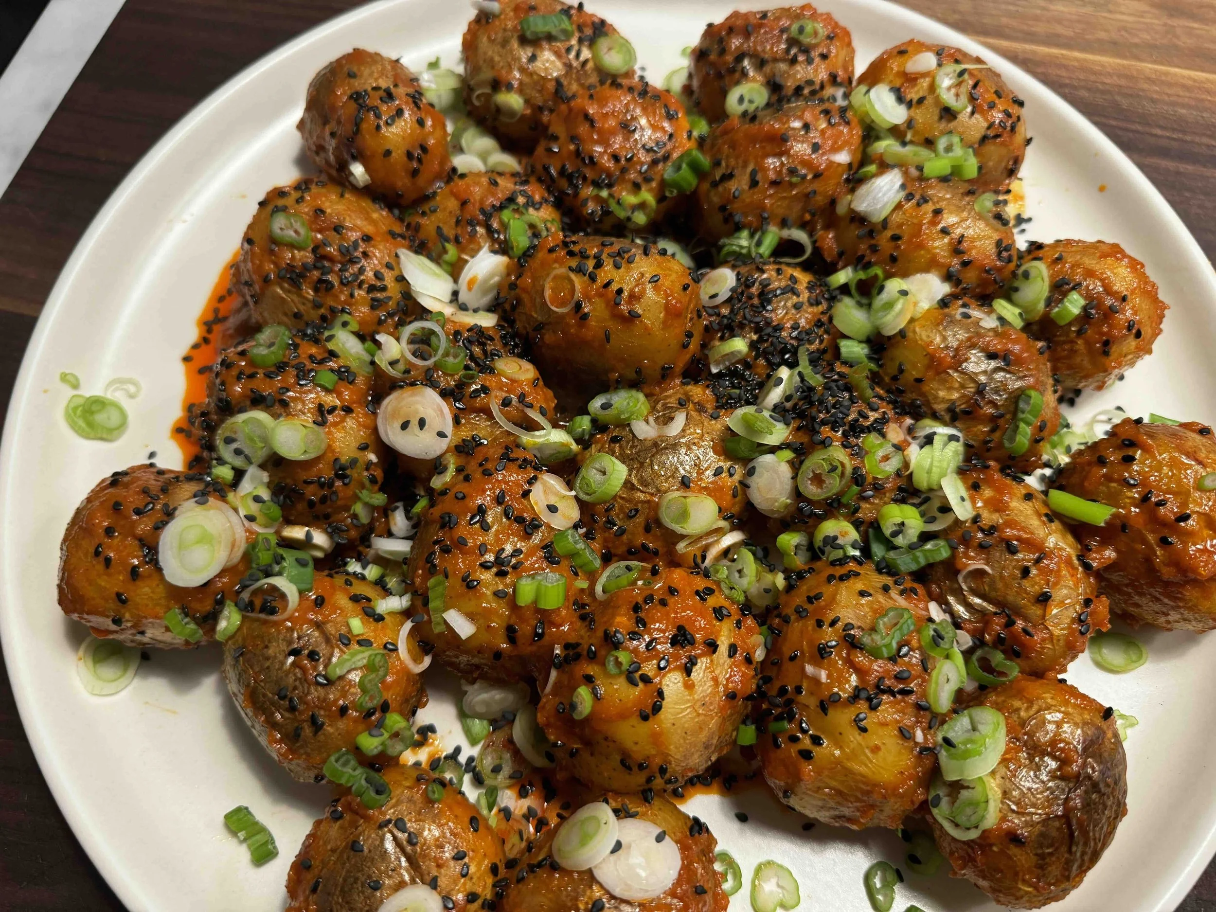 Thanksgiving Potatoes Side Dish Vegetables Vegan Asian