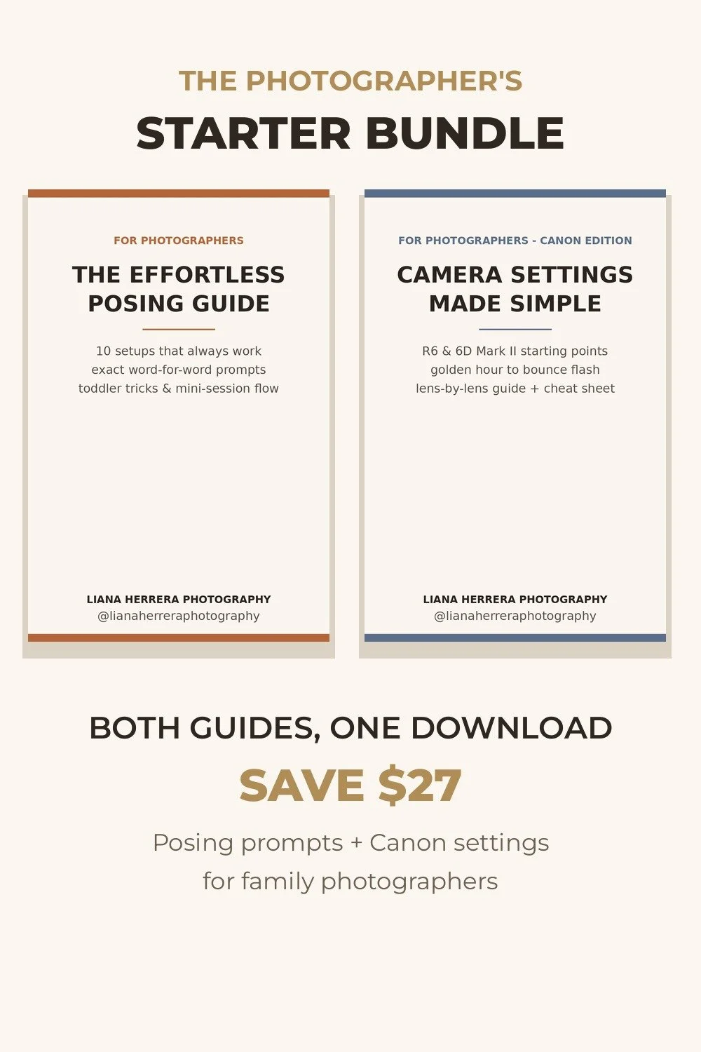 The Photographer's Starter Bundle