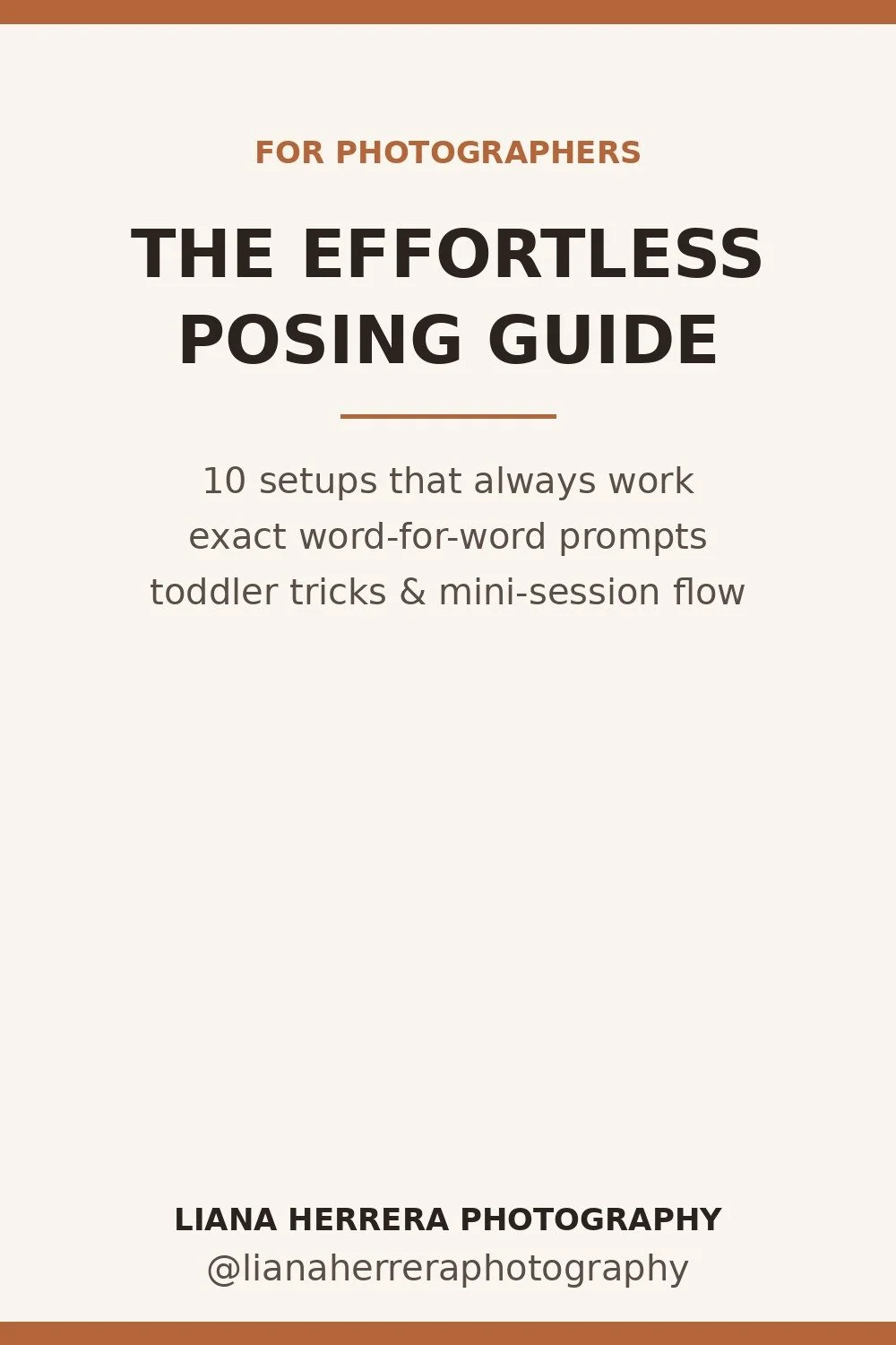 The Effortless Posing Guide