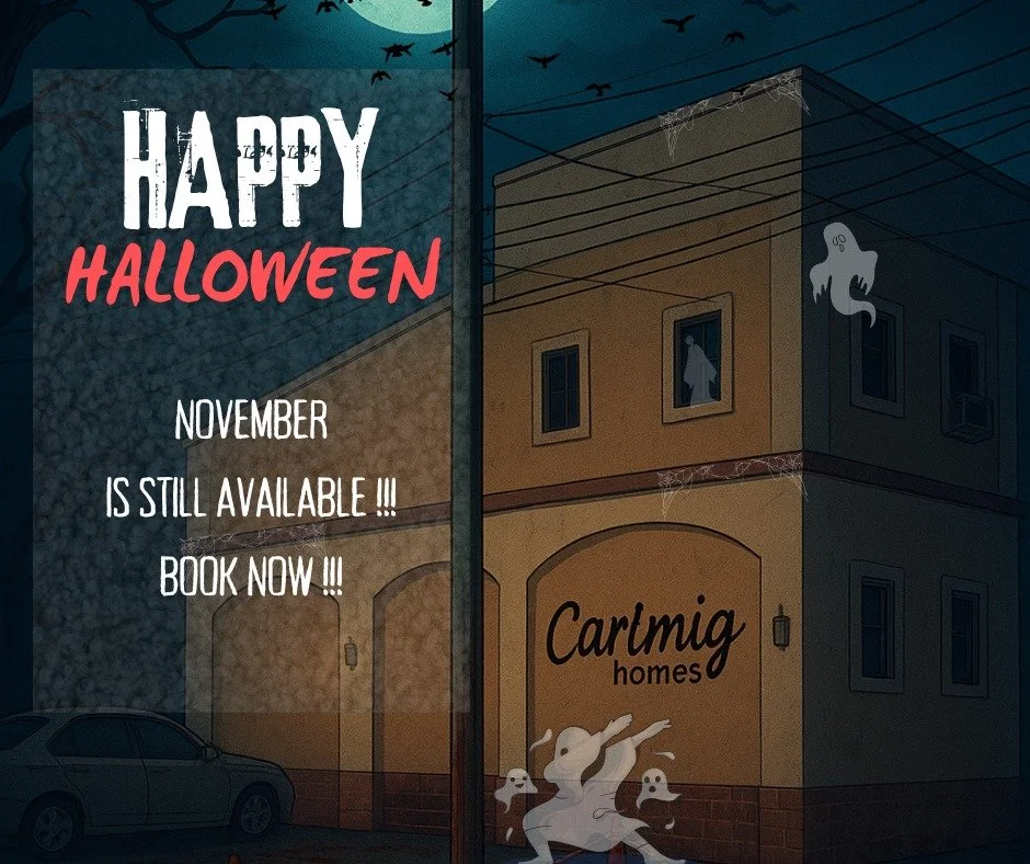 🎃 Spooky Season is Here at Carlmig Homes !!! 👻
NOVEMBER IS STILL AVAILABLE !!
BOOK NOW !!
NOVEMBER, DECEMBER slot is rapidly running out😬
PM US NOW for inquiries ❤
✅2 Airconditioned Rooms | 10 Comfy Beds
✅ Unlimited Videoke | Private Pool (3&ndash