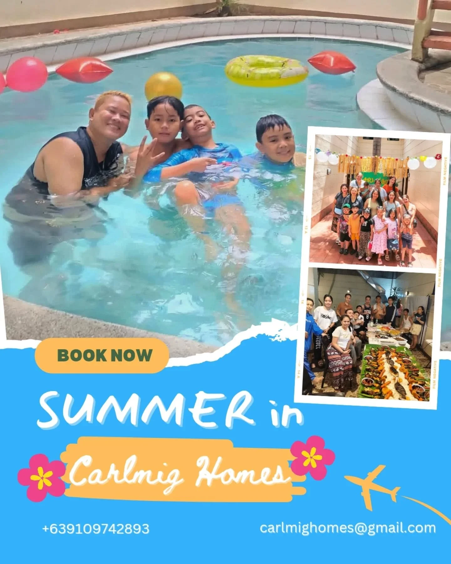 ☀️ SUMMER NA! 🌴
Ready ka na ba sa perfect getaway? 💦🏡

Book your stay at Carlmig Homes ngayon na&mdash;limited slots na lang at mabilis na nauubos! 🔥

Don&rsquo;t miss out on the ultimate summer escape&mdash;relax, unwind, and make unforgettable 