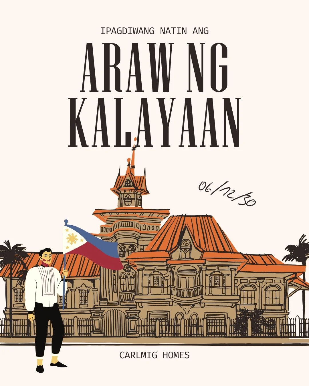 Happy Philippine Independence Day!

Freedom is not only something that was fought for&mdash;it is also something to be celebrated through unity, love, and the precious moments we share with our family and friends.

From all of us at CarlMig Homes, we