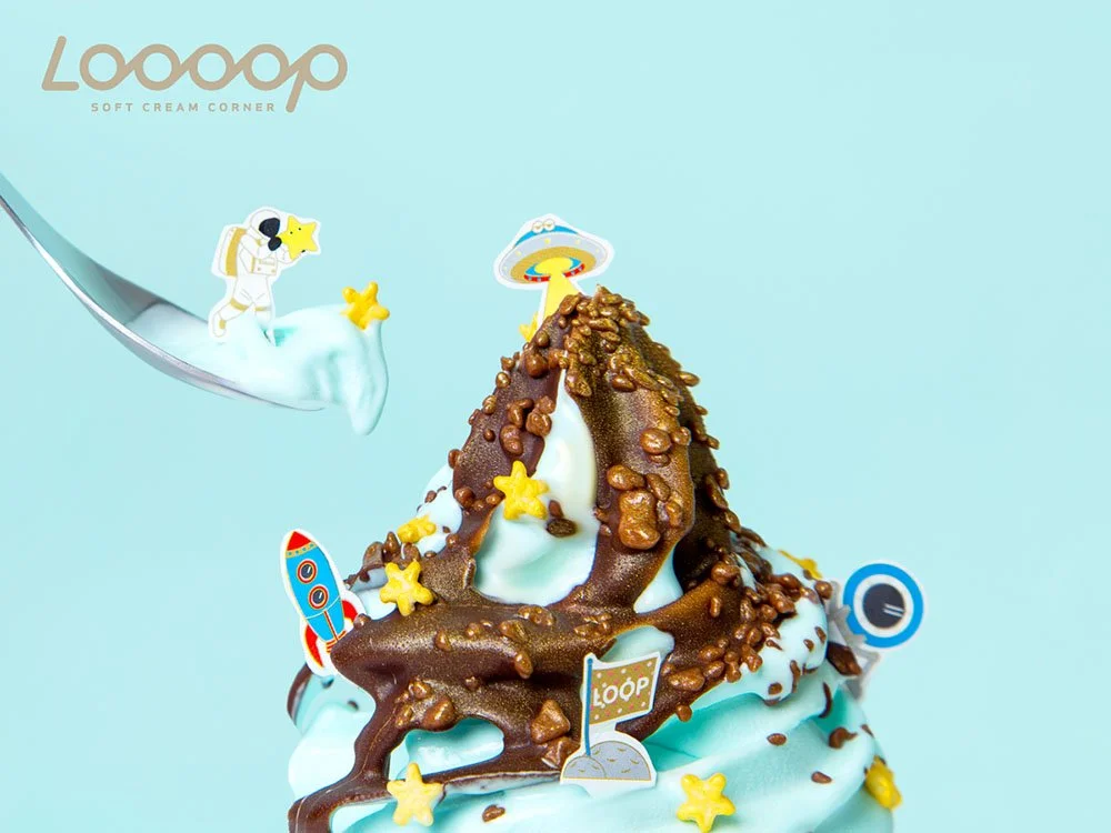 Looop Ice Cream 
Photoshoot